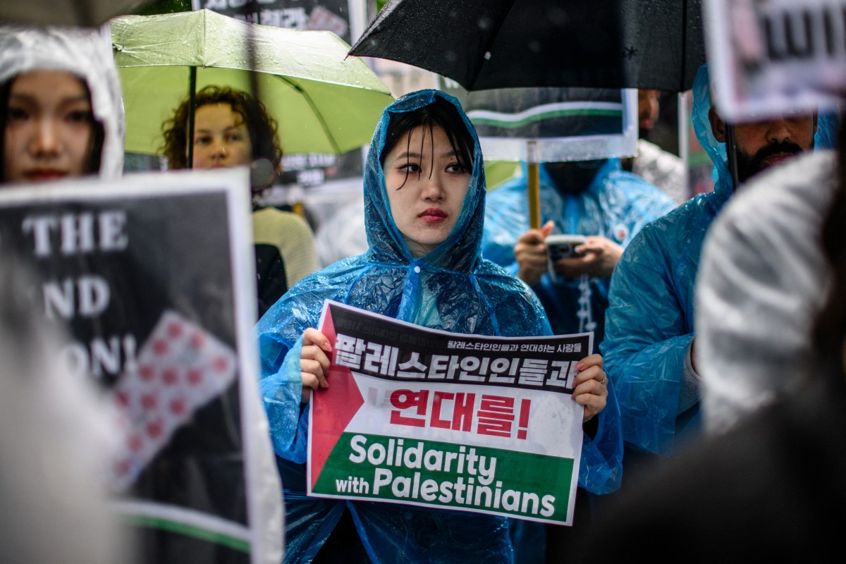 protest to mark the 76th anniversary of the Nakba