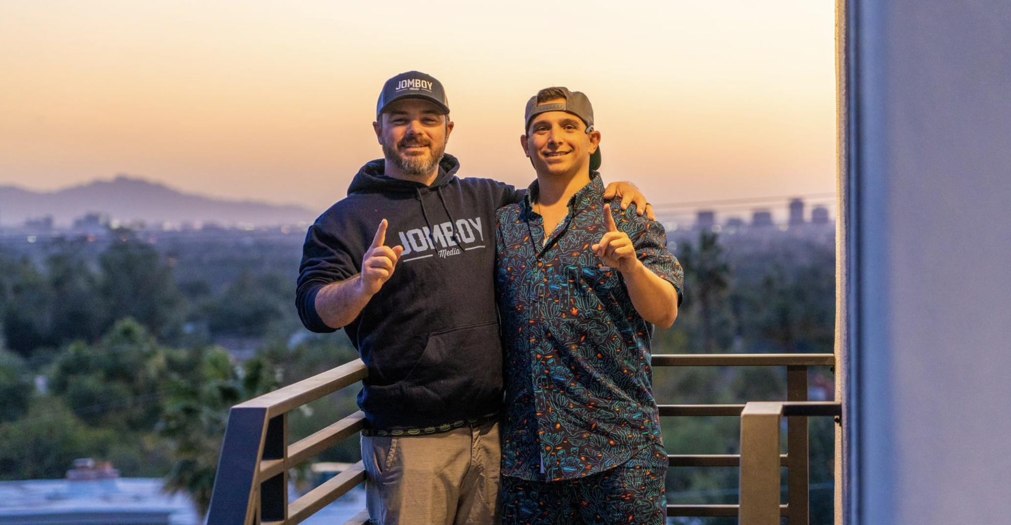 Jimmy O'Brien and Jake Storiale co-founders of Jomboy media [Courtesy: Jomboy Media]