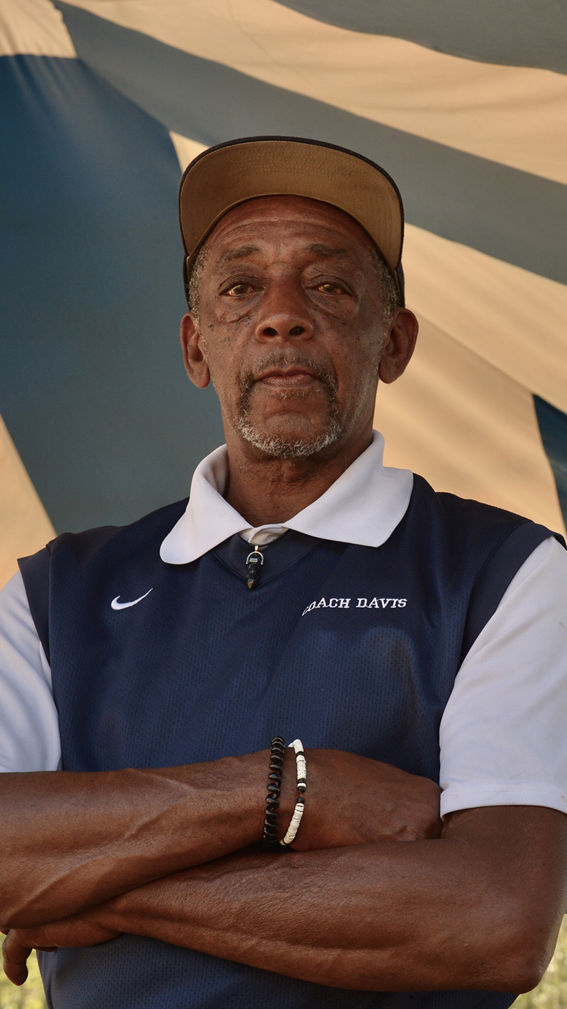 Teacher Raynard Davis fears a chemical leak [Elizabeth DeRamus/Al Jazeera]