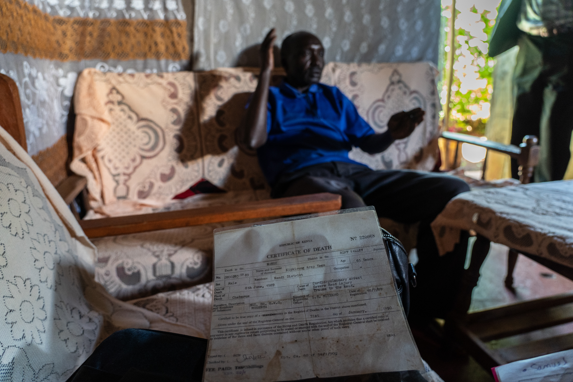 A member of the Nandi tribe, Kenya