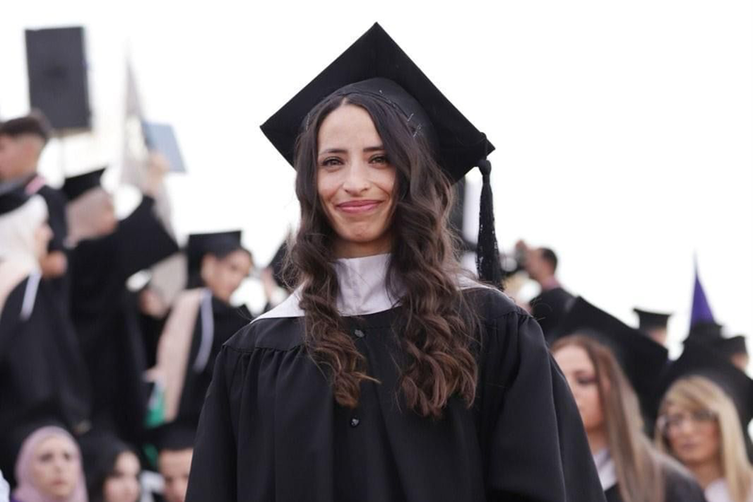 Baraa Odeh, 34, is an employee of the German Agency for International Cooperation (GIZ), and was detained by Israeli border guards on March 5 [Courtesy of Odeh's family]