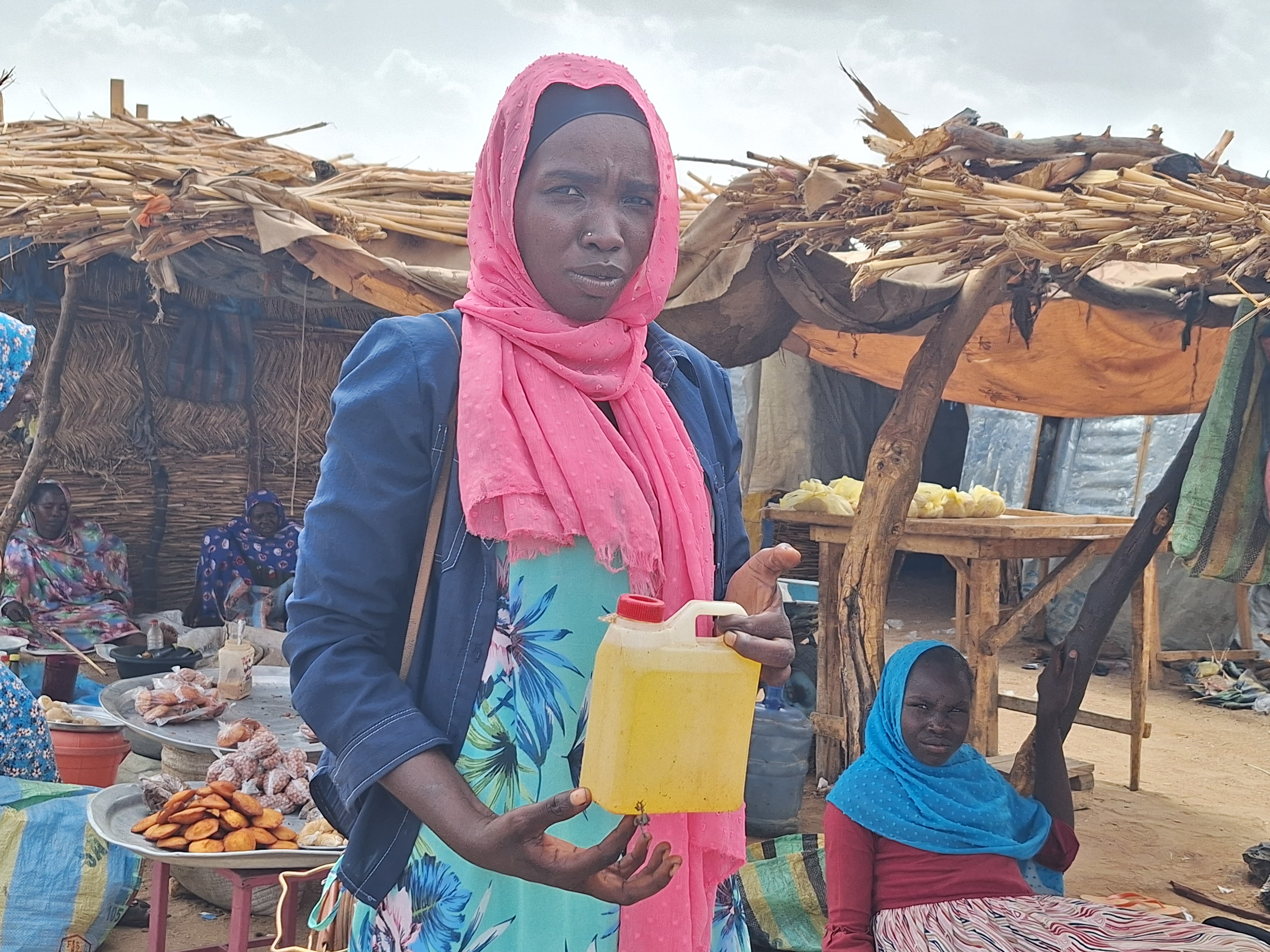 Salwa Malik, 27, came to eastern Chad almost a year ago with her sisters, brothers and parents from West Darfur. She now lives in Metche camp.