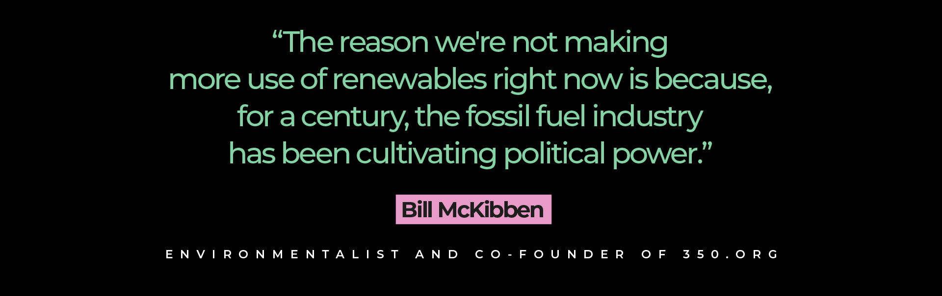 Bil McKibben