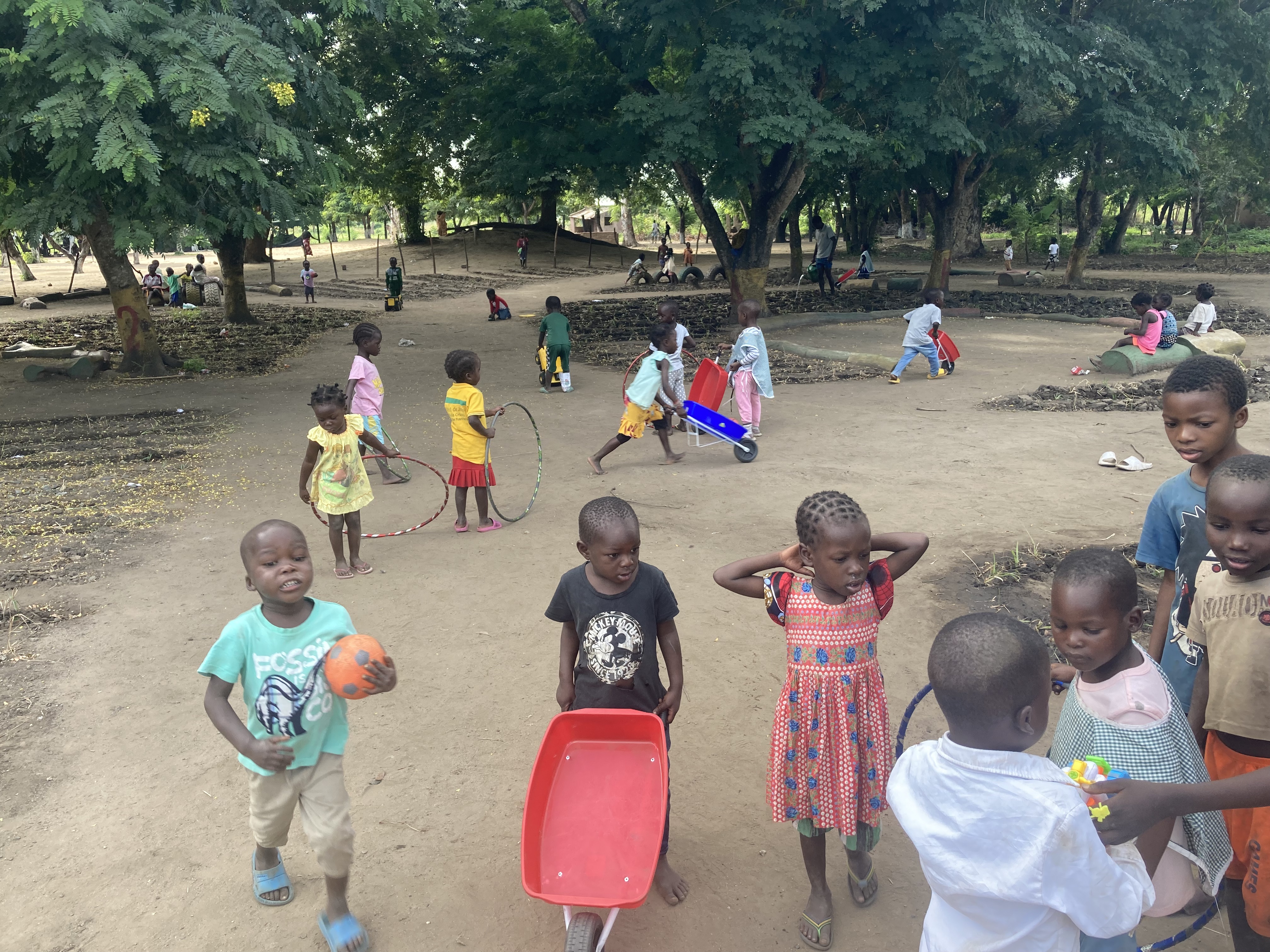 Preschool children in Mozambique