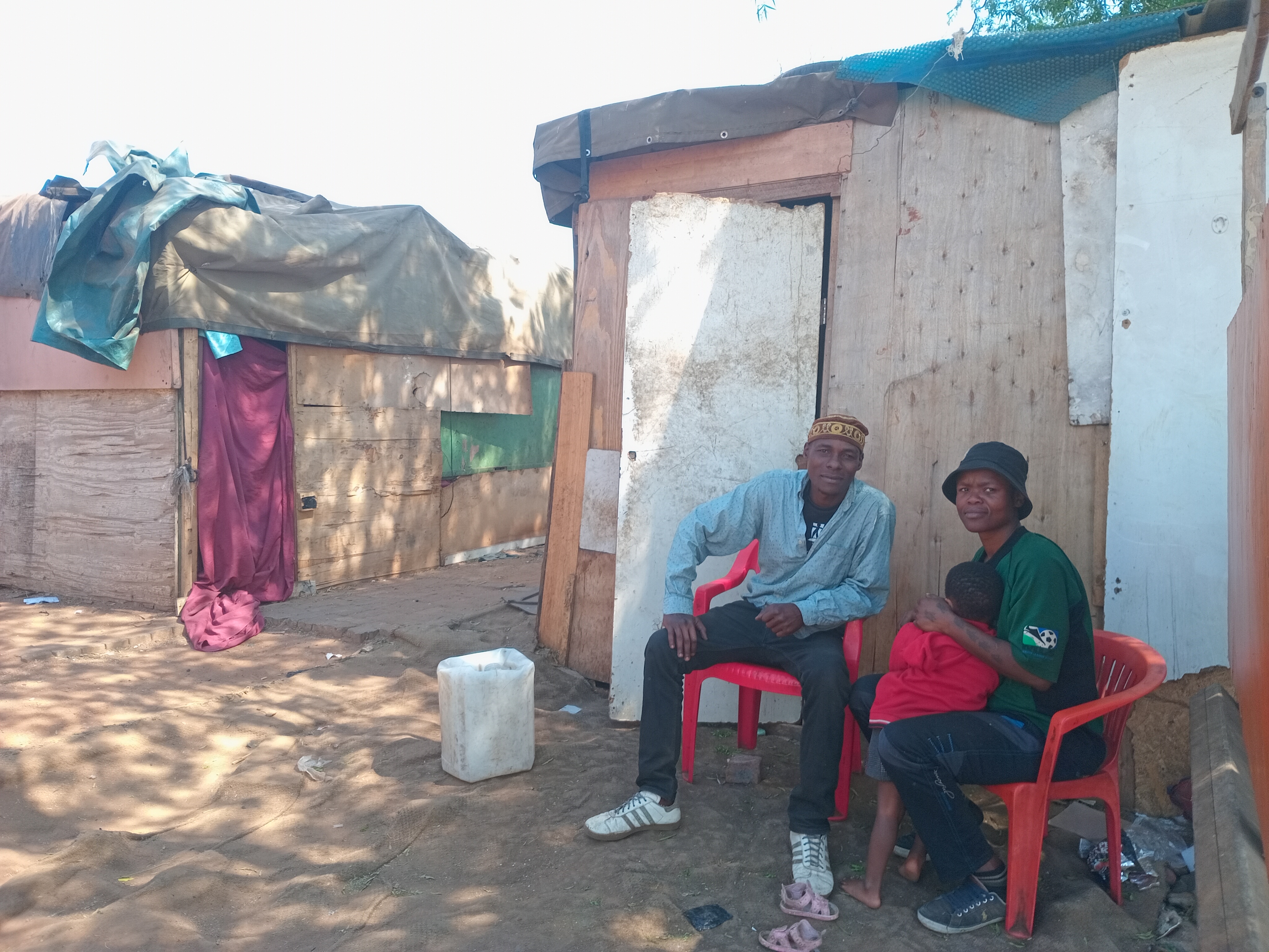 Survivors of Johannesburg fire