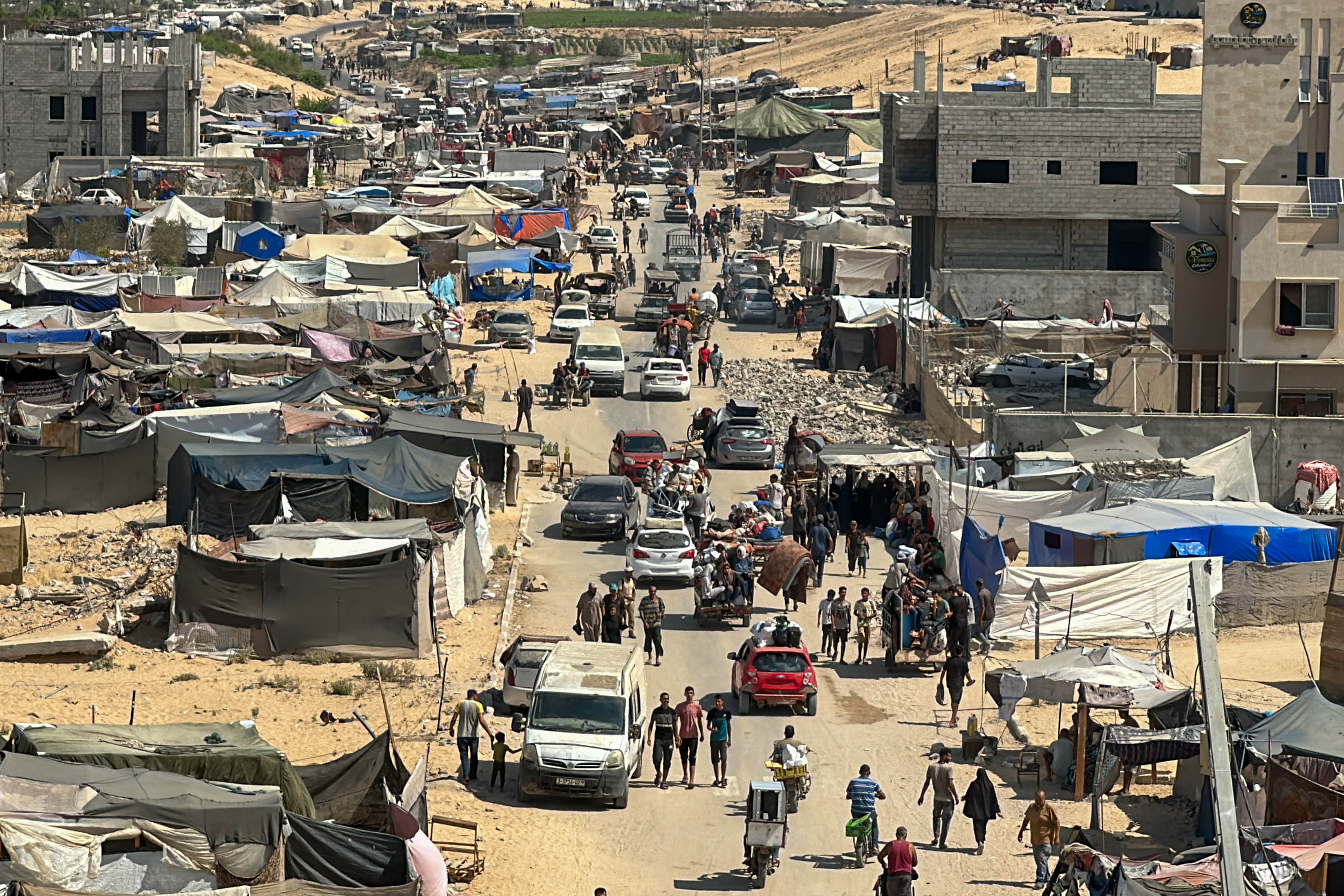 Israeli army orders evacuation of part of Gaza ‘humanitarian zone’