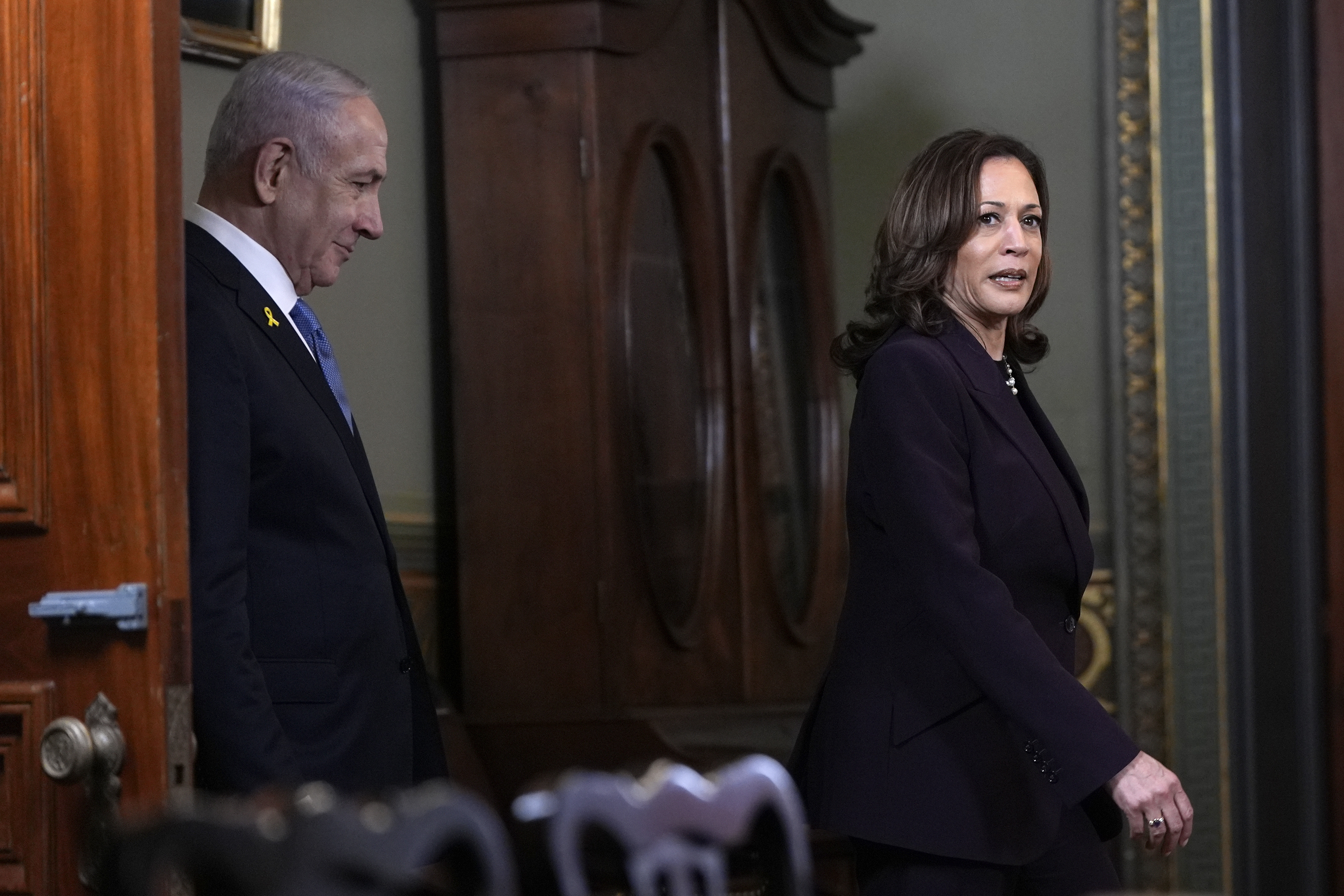 Kamala Harris and Netanyahu