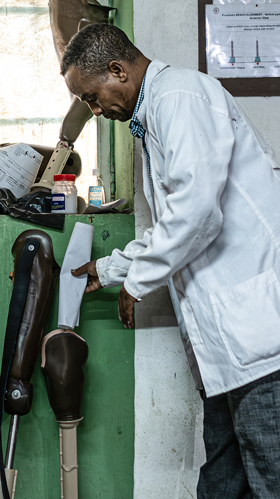 Mekelle Orthopedic and Physiotherapy Centre in Tigray [Marco Simoncelli/Al Jazeera]