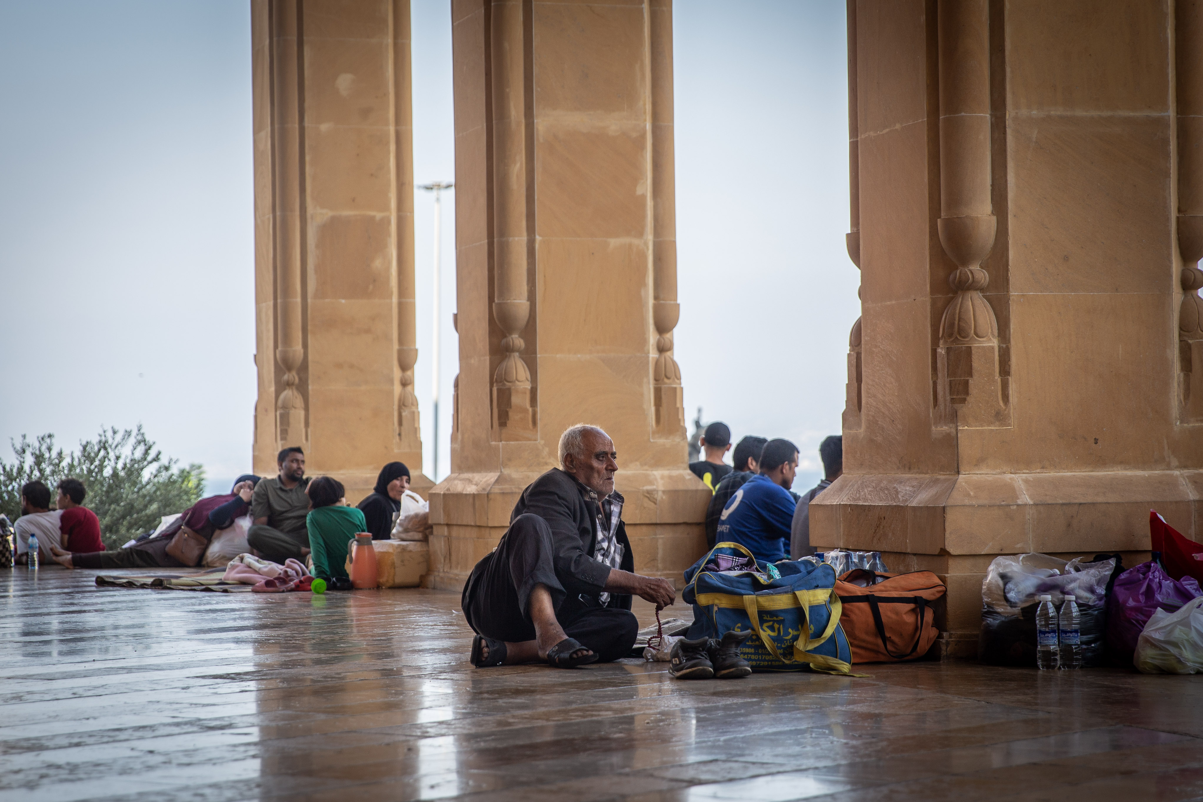 IDP man in Beirut
