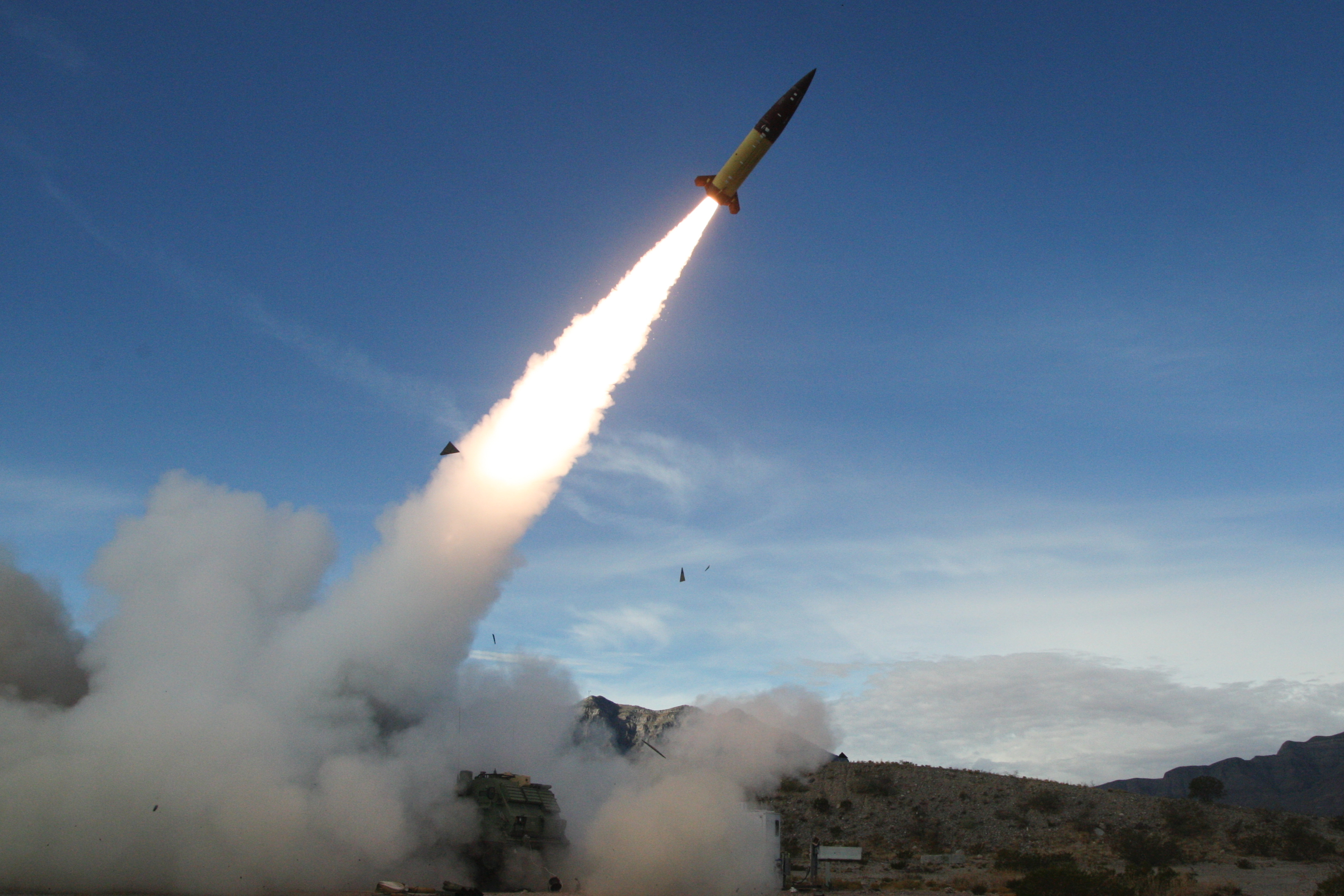 U.S. officials say Ukraine for the first time has begun using long-range ballistic missiles
