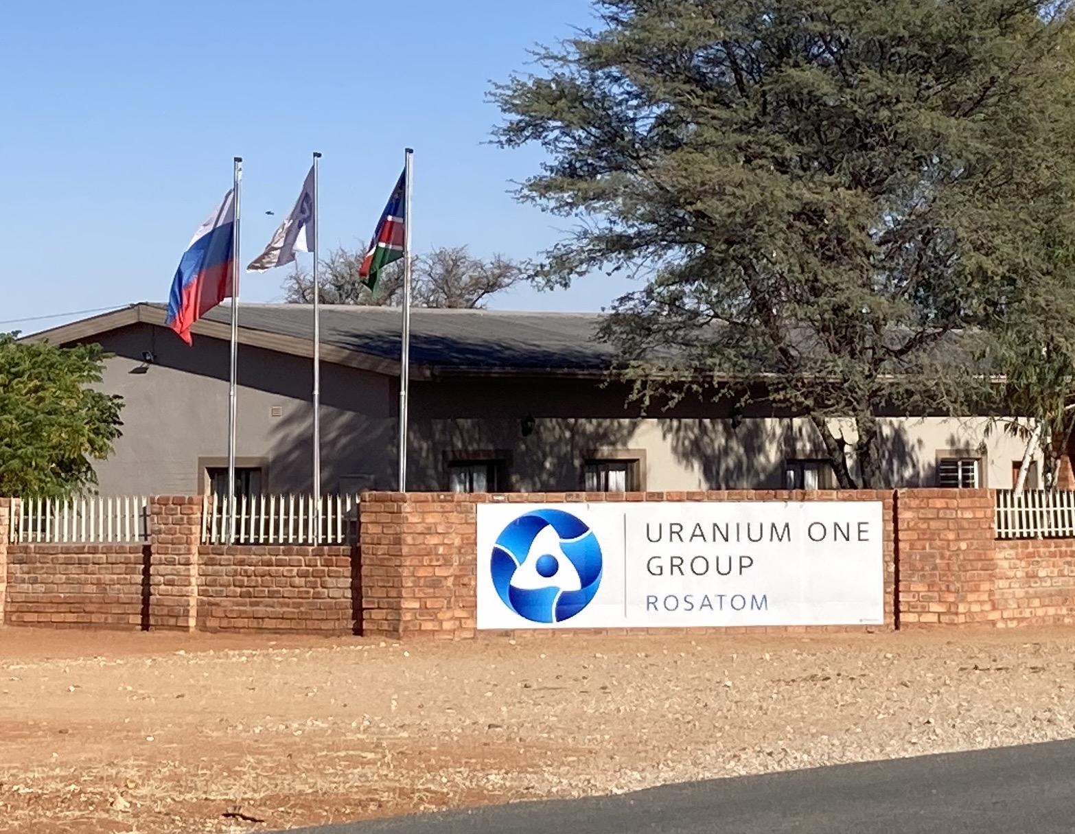 The Rosatom office in Leonardville, Namibia