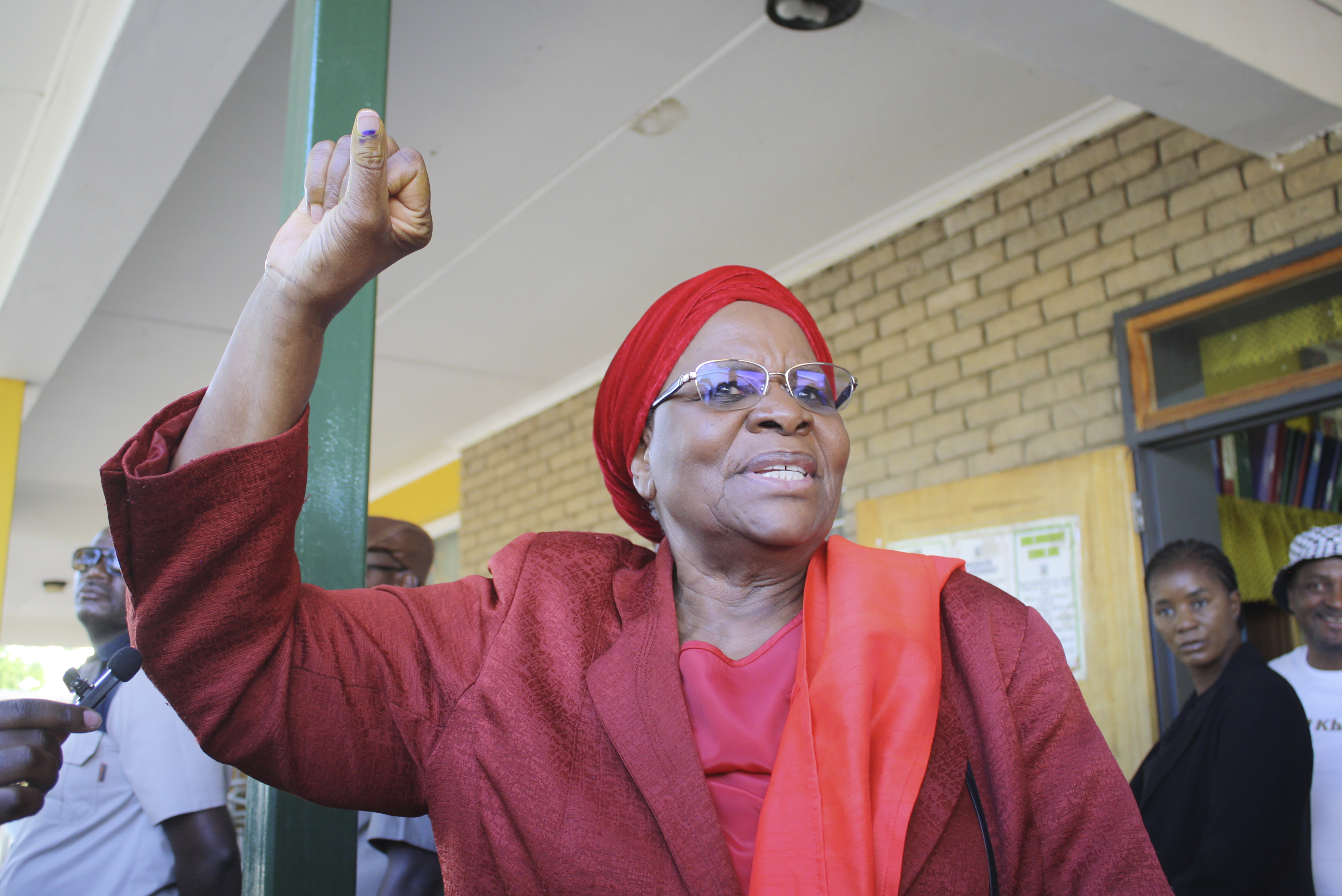 Namibia's vice president, Netumbo Nandi-Ndaitwah, of the ruling South West Africa People's Organization, (SWAPO)