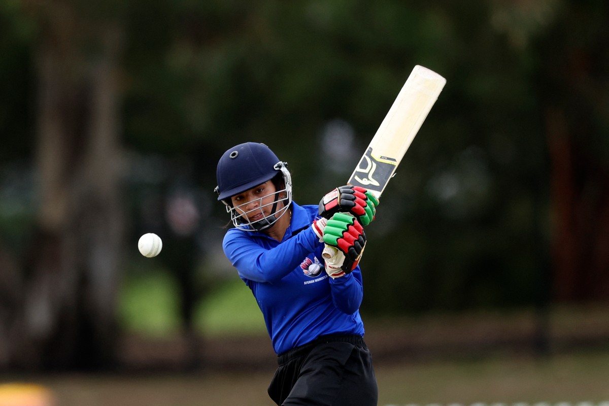 Stanikzai of Afghanistan Women's XI bats