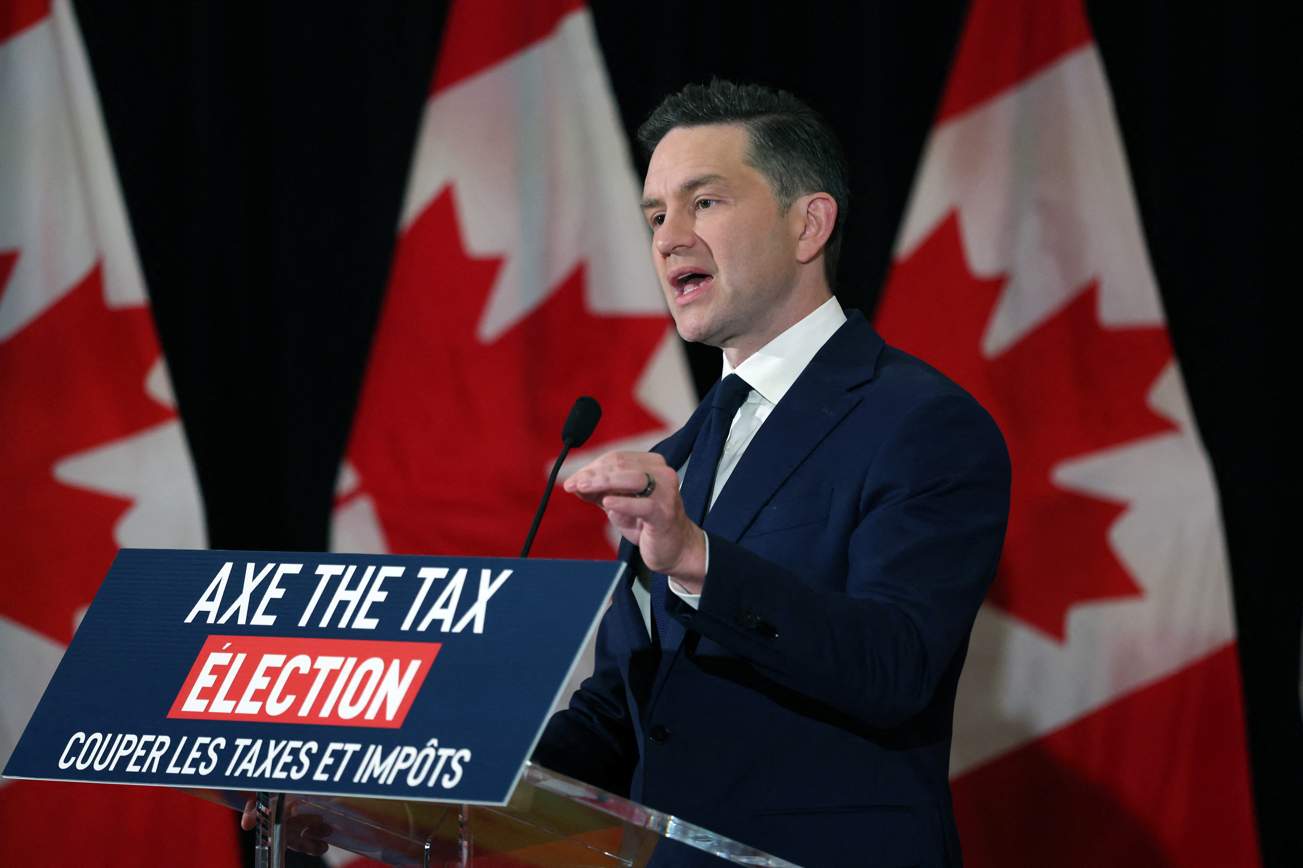 Canada's Conservative Party leader Pierre Poilievre