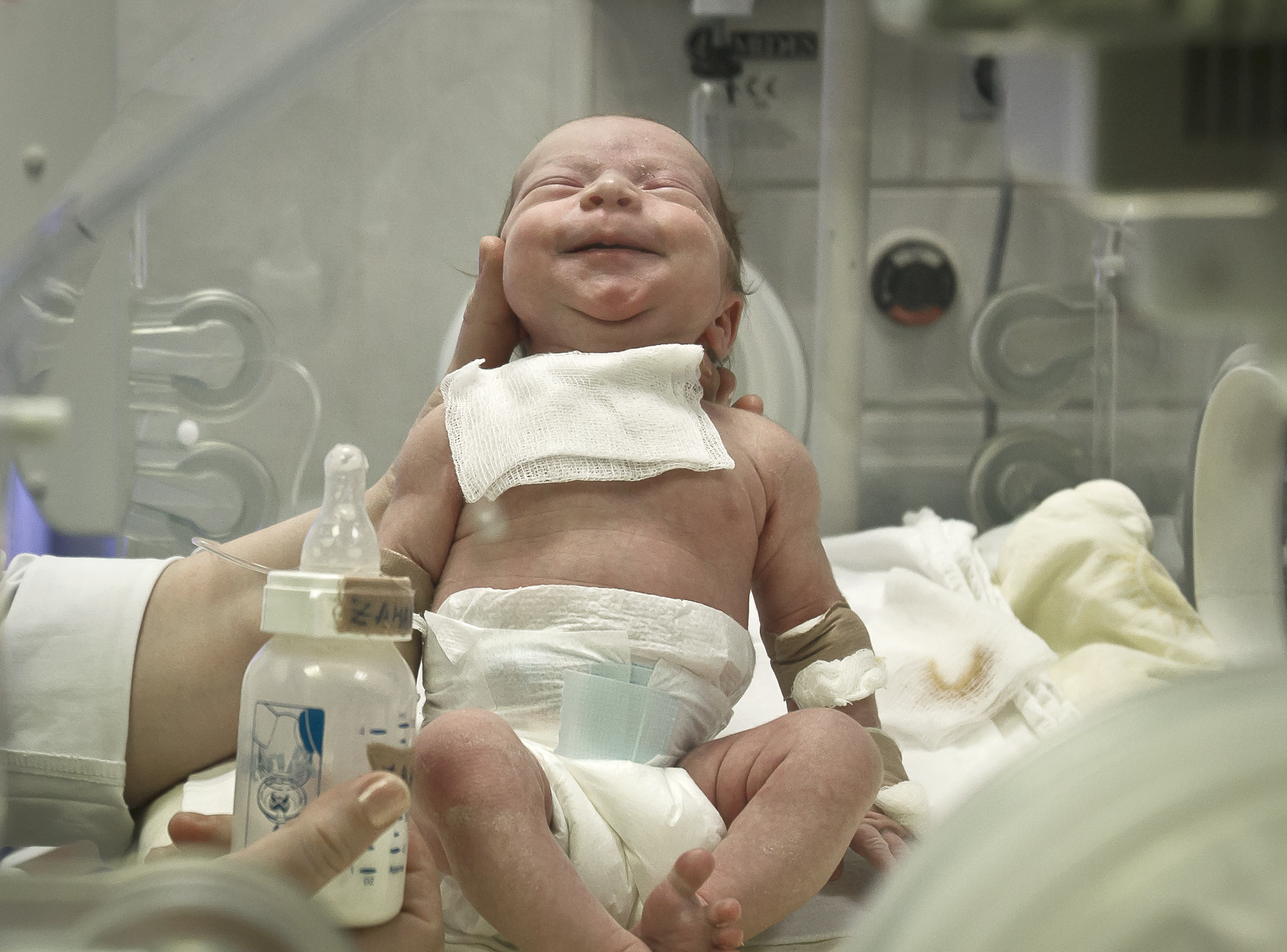 baby smiling