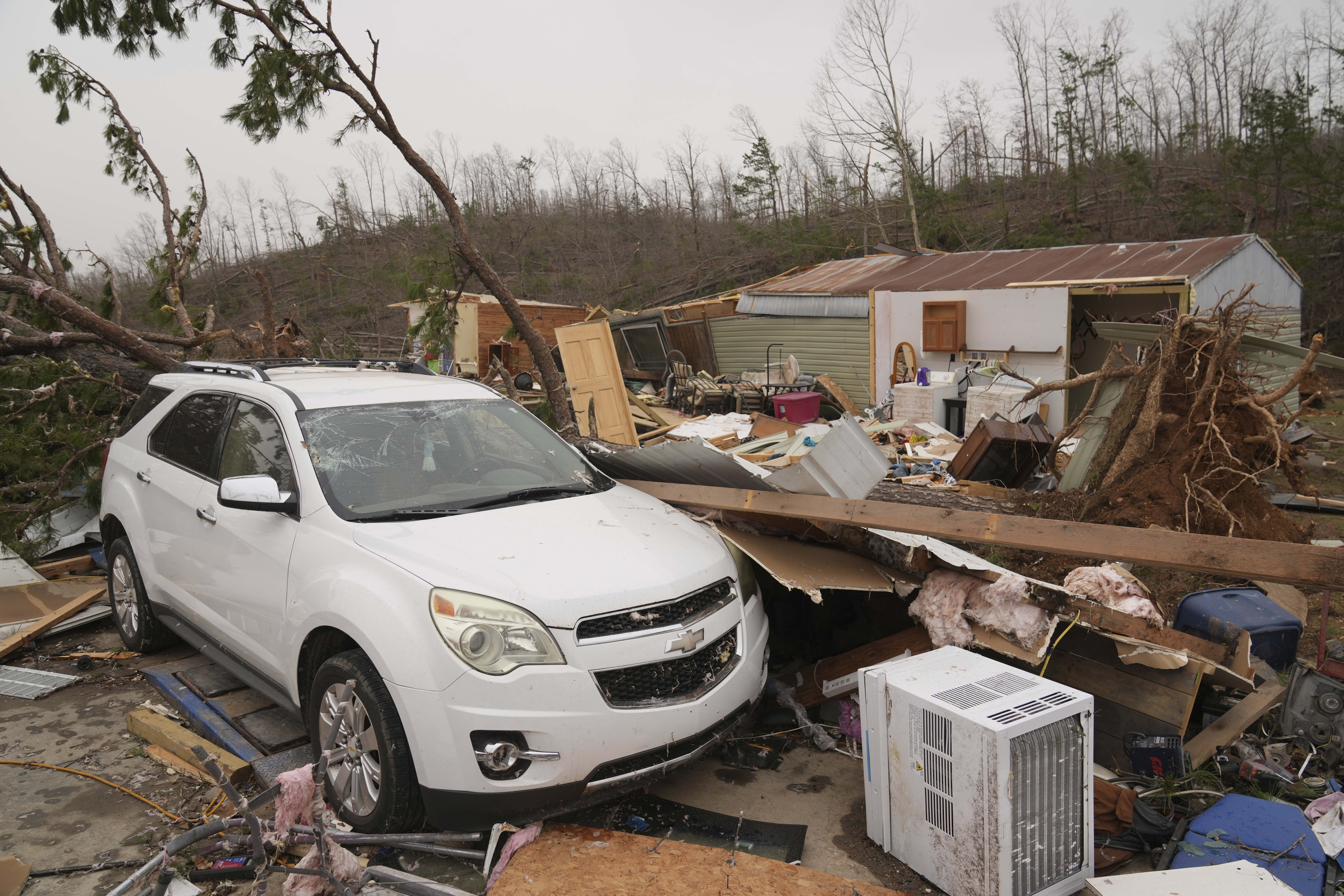 Severe weather system leaves trail of destruction across the US