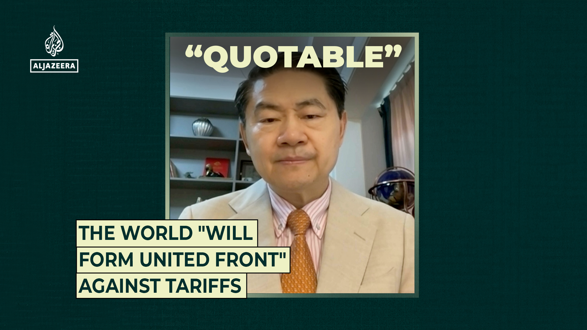 Quotable Wang tariffs