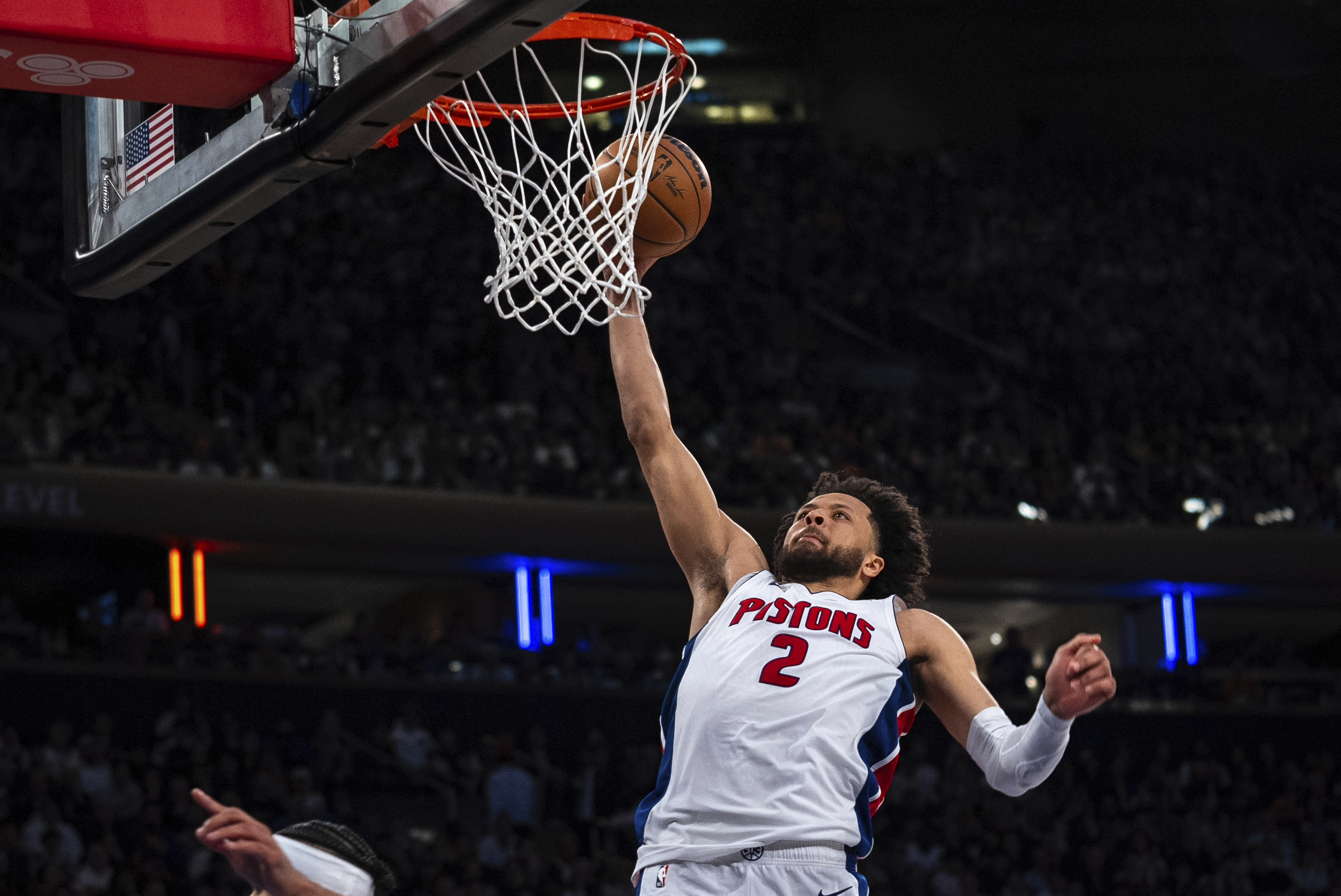 Cade Cunningham in action.