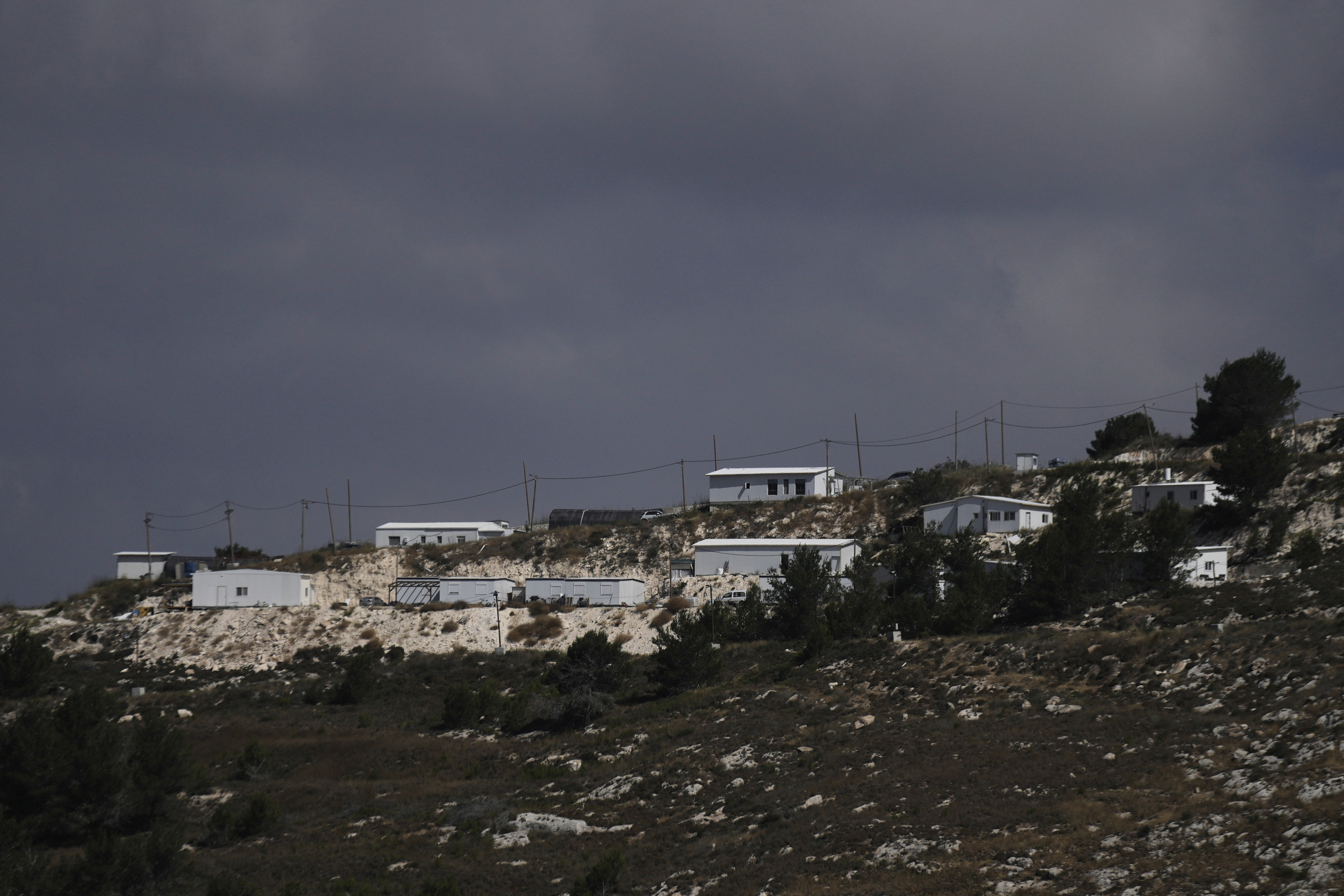 Homesh in the Israeli-occupied West Bank