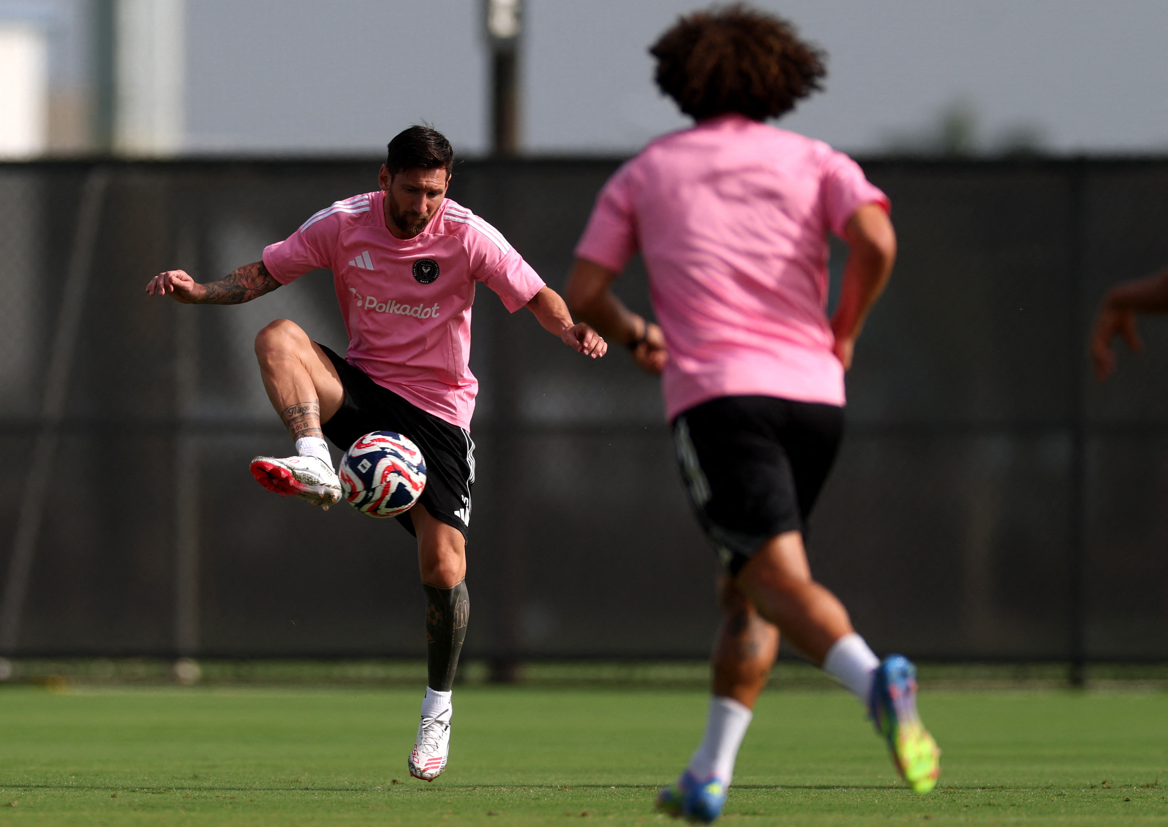  FIFA Club World Cup - Inter Miami CF Training - Inter Miami CF Training Centre, Fort Lauderdale, Florida, U.S. - June 28, 2025 Inter Miami CF's Lionel Messi during training