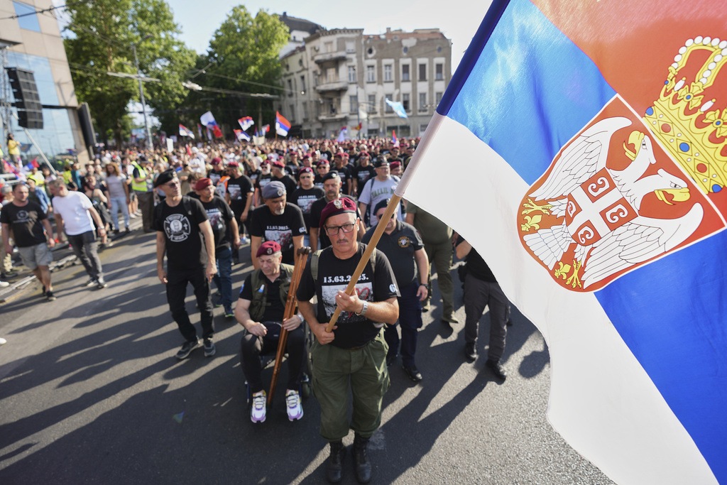 Serbia anti-government rally