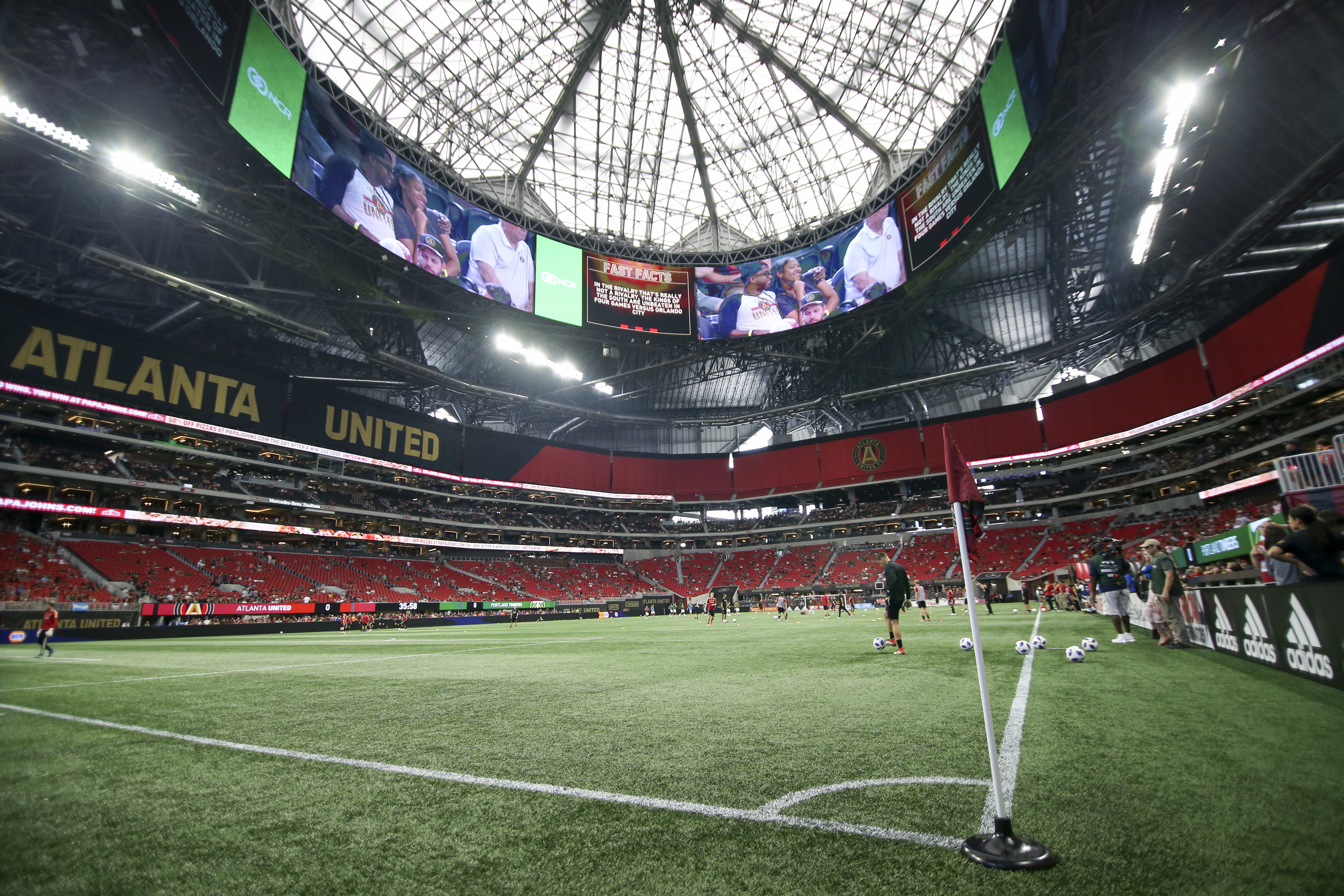Mercedes-Benz Stadium.