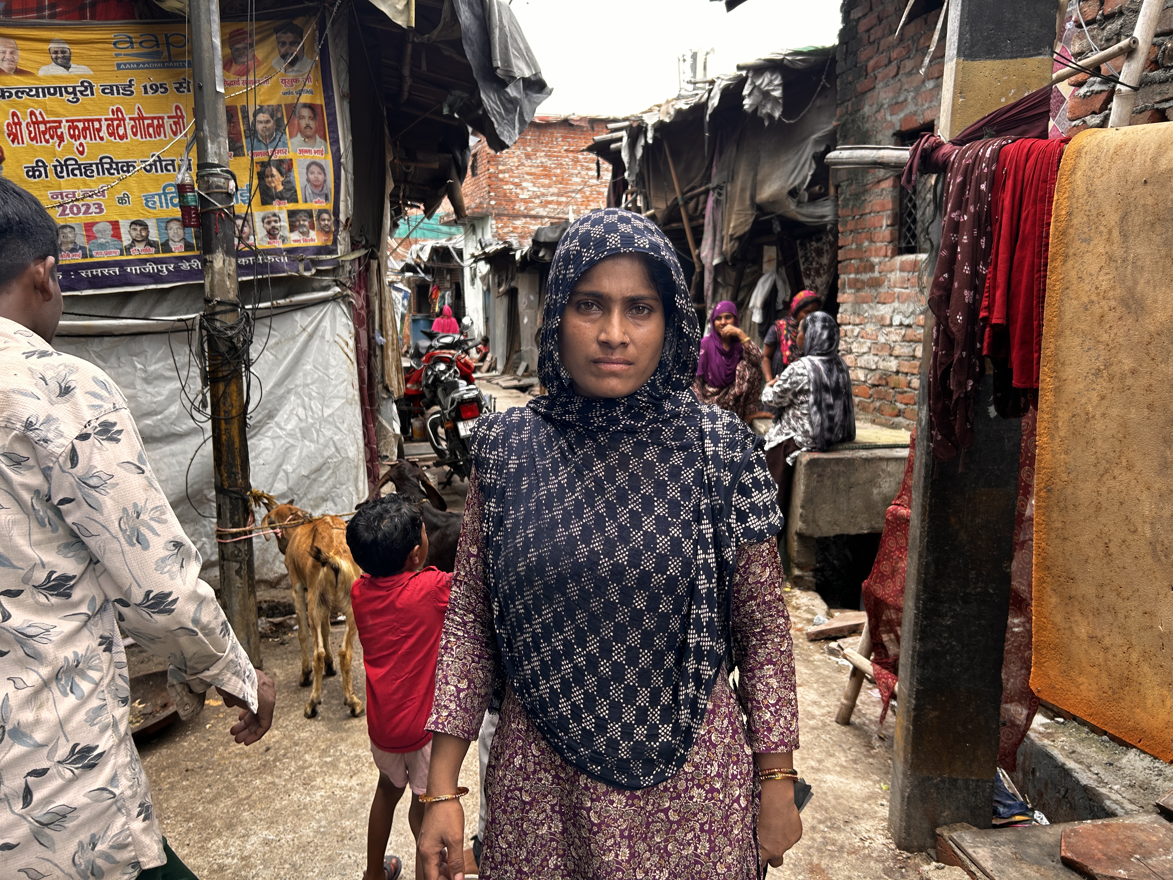Tanzila, 32, who works as a waste picker at the Ghazipur landfill site in New Delhi, fainted in the scorching sun last year, and now works mostly at night
