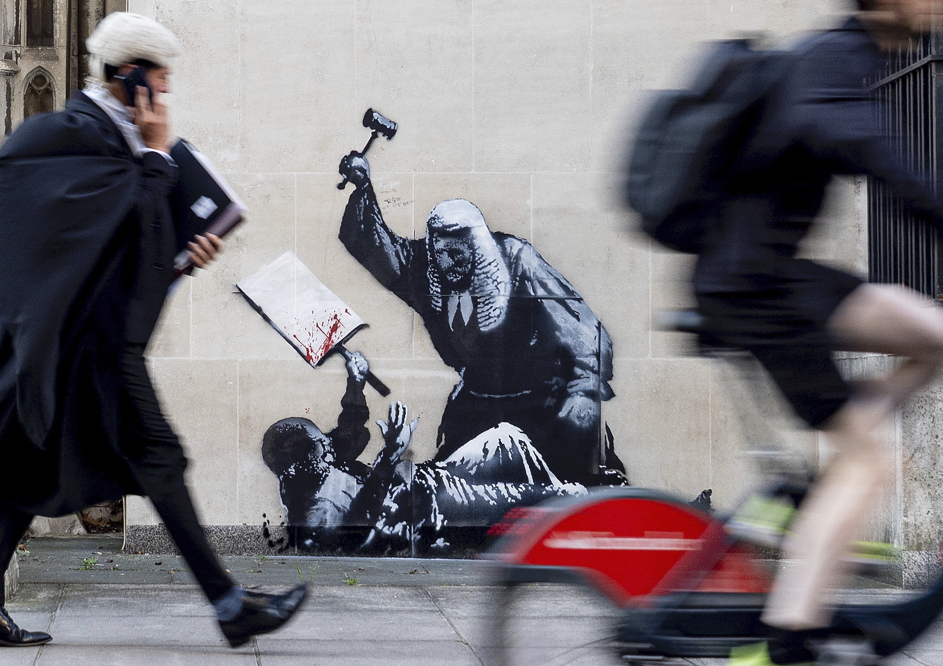 Banksy mural in London