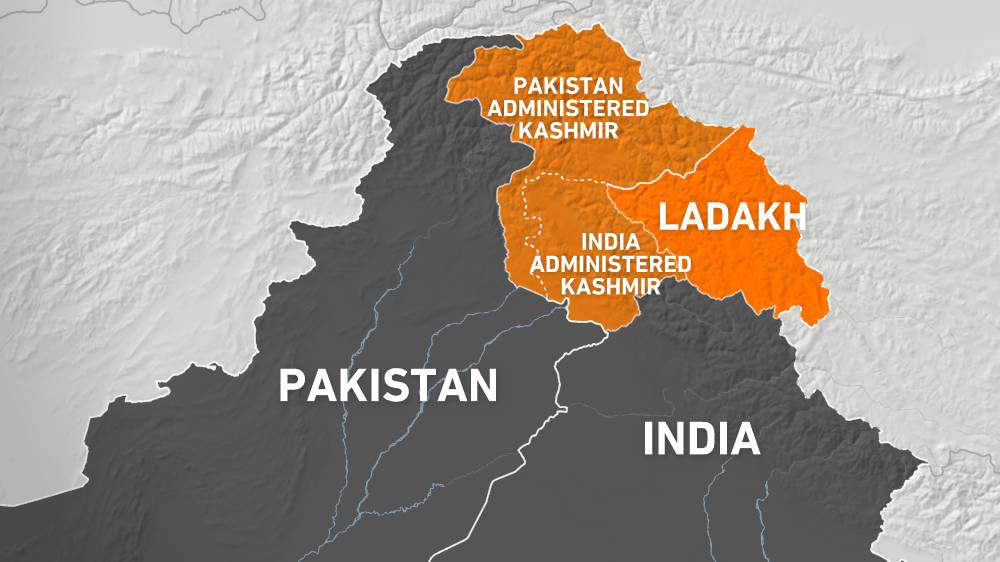 WEB MAP KASHMIR INDIA LADAKH