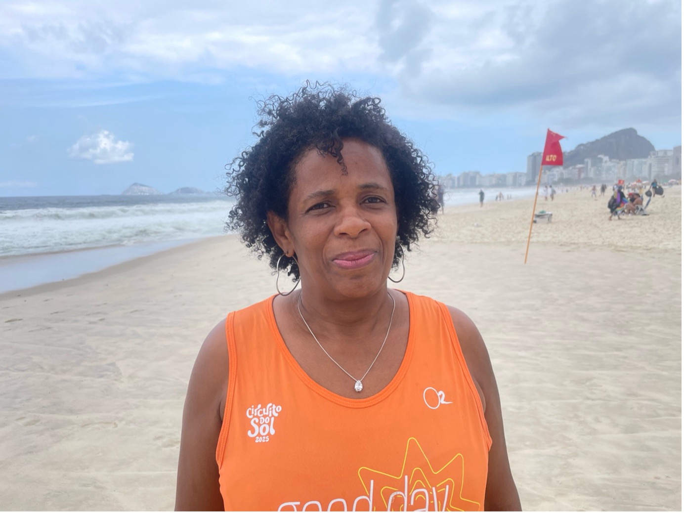 Lea Aparecida Gomes, a cleaner, once supported Bolsonaro but quickly became disillusioned. [Eléonore Hughes/Al Jazeera]