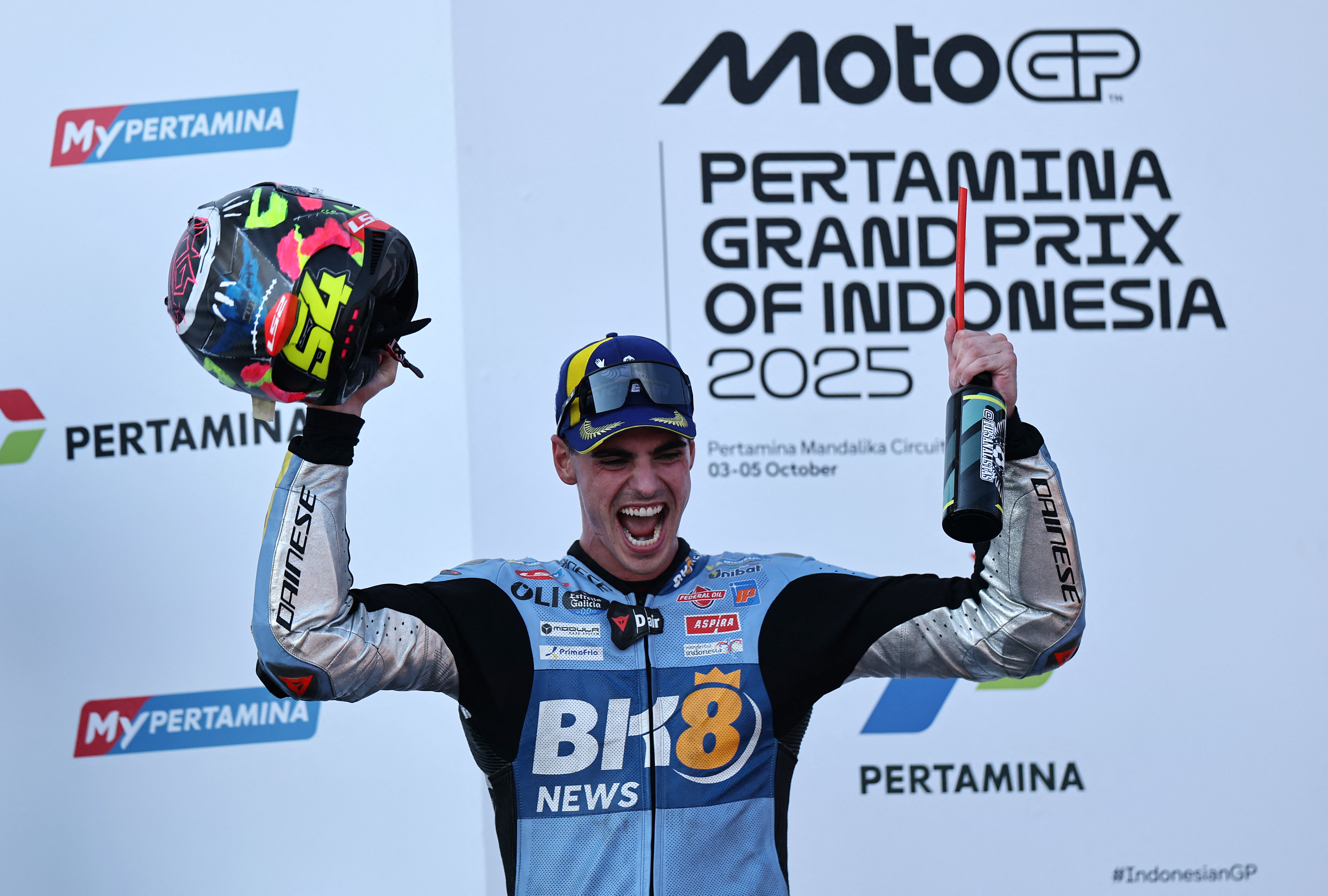 Fermin Aldeguer reacts.