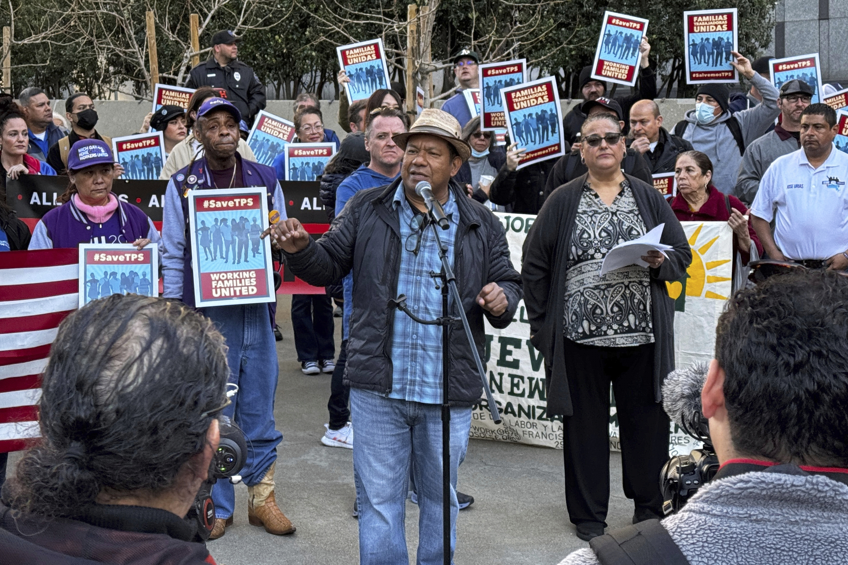 Immigrant rights protesters
