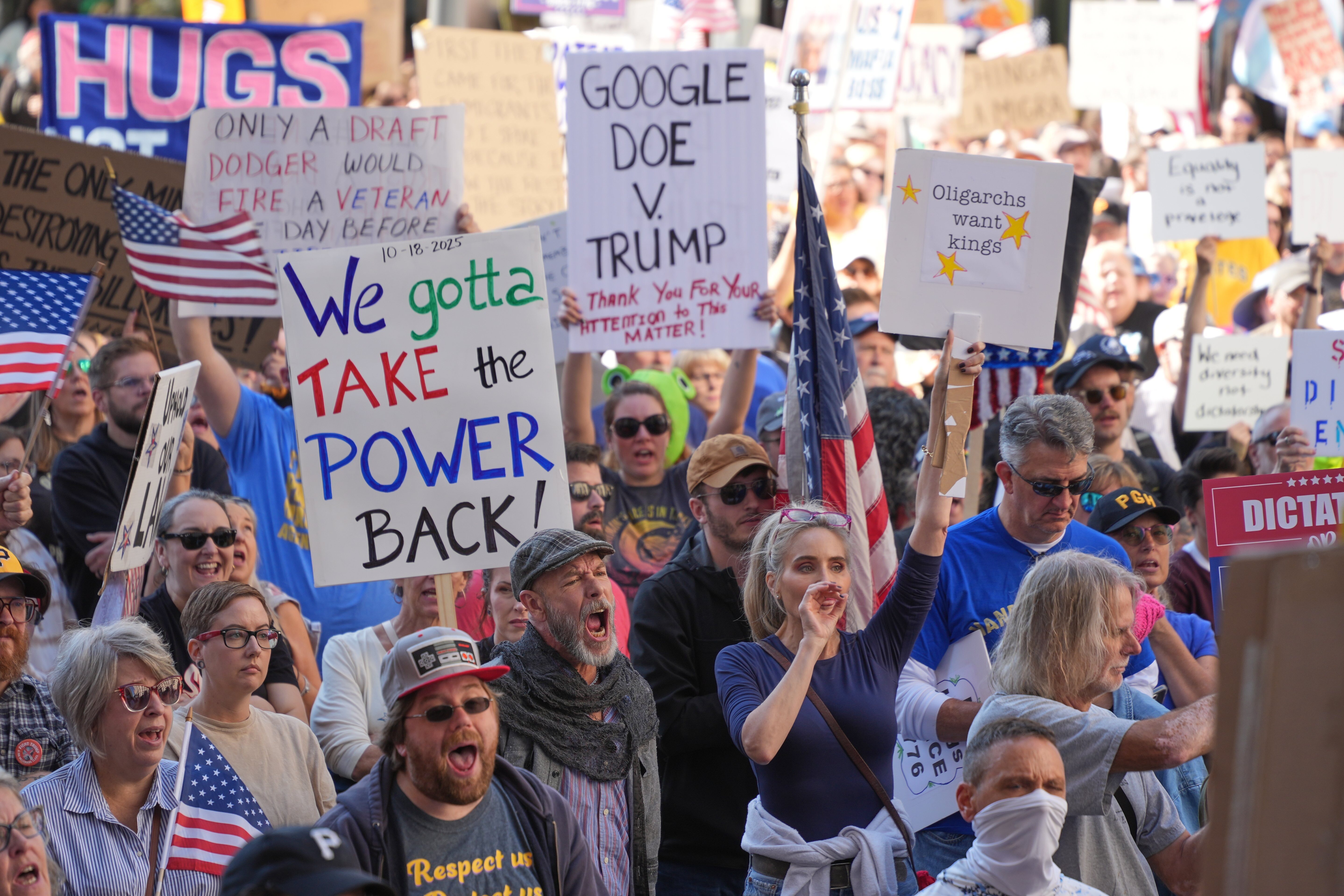 US No Kings Protest Washington