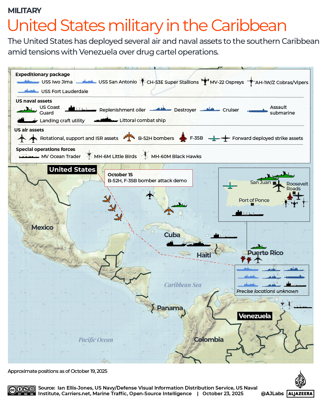 INTERACTIVE - US ships in the Carribean sea -OCTOBER 23, 2025-1761237901