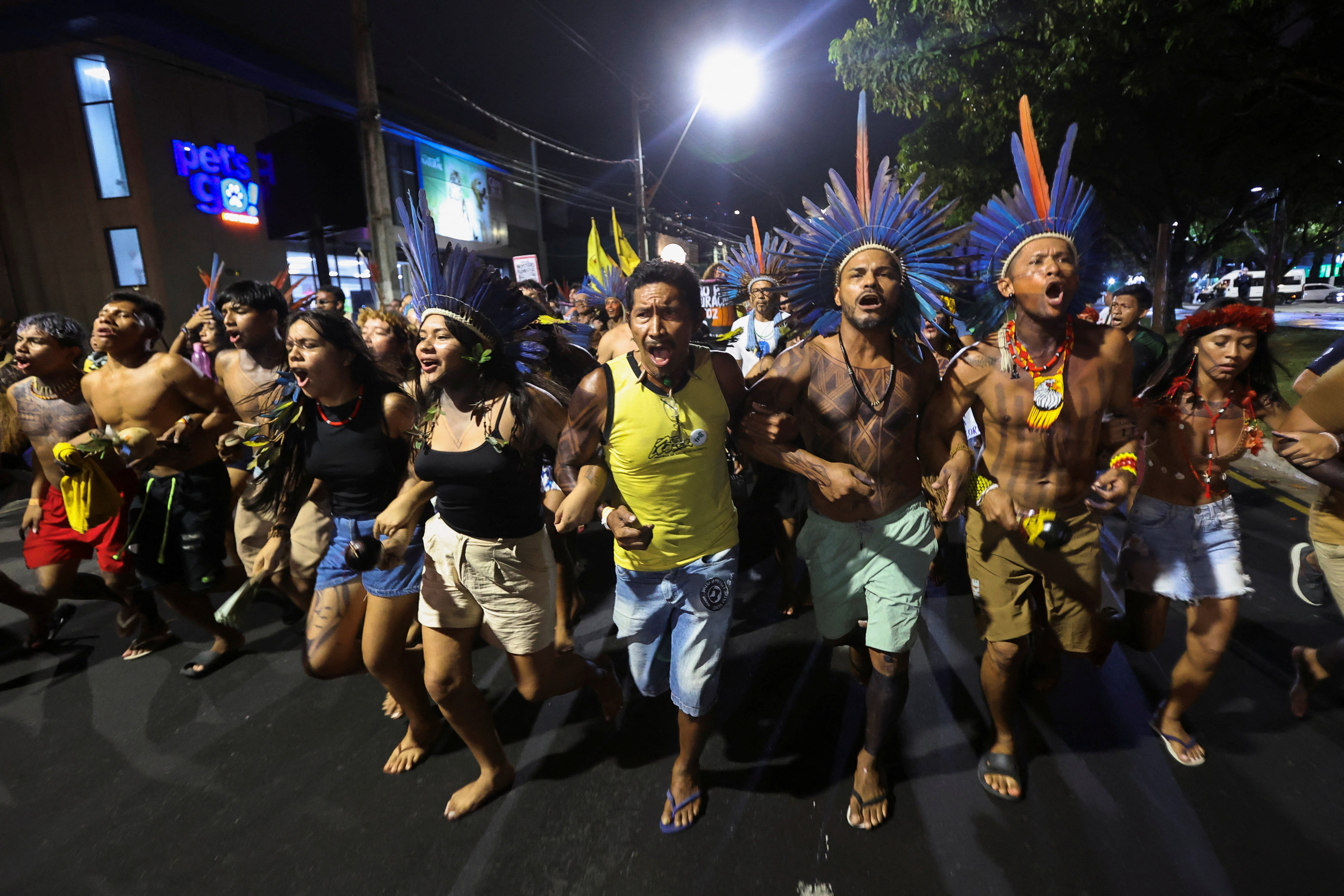 'Our land is not for sale': Indigenous people protest at COP30 in Brazil