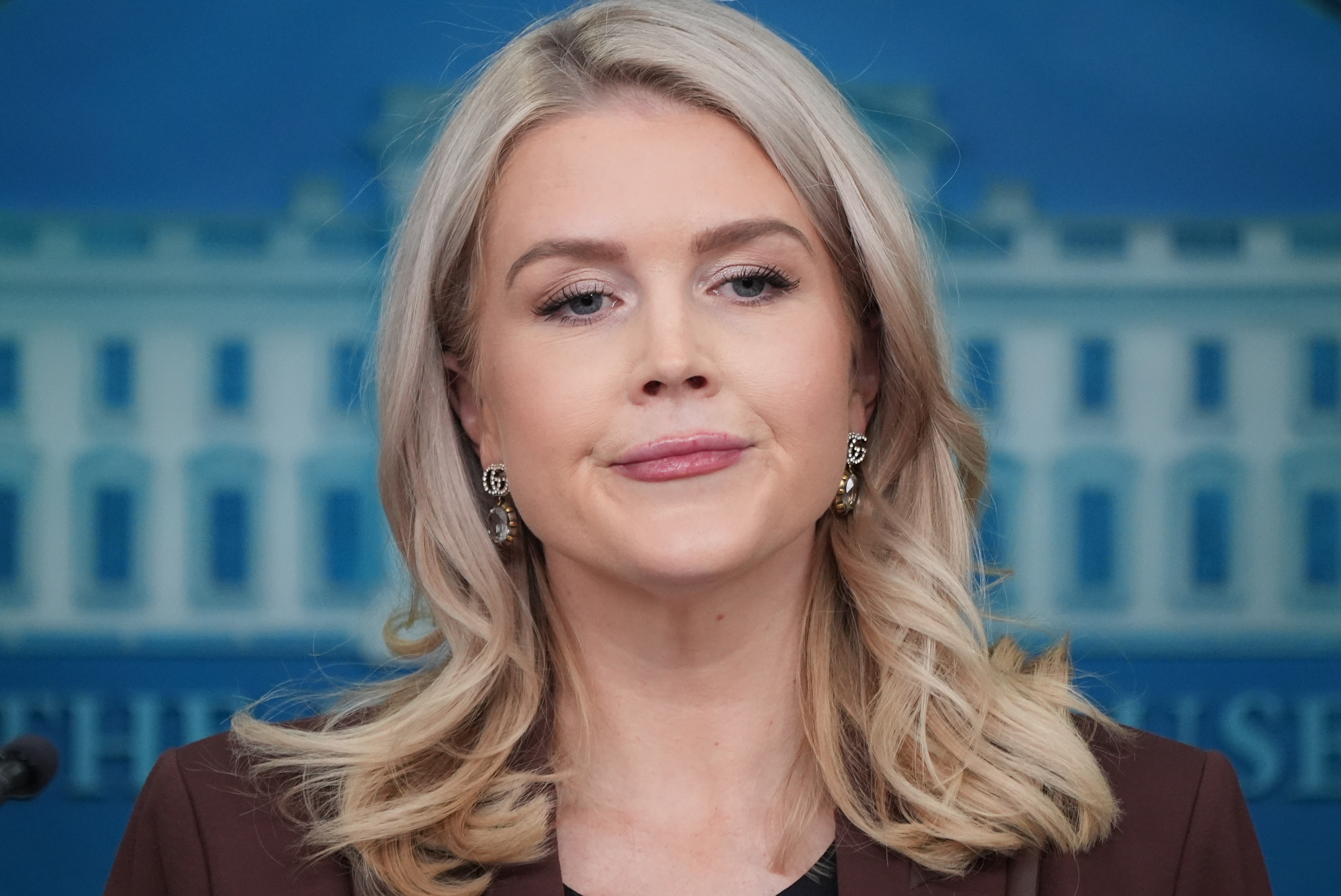 White House press secretary Karoline Leavitt