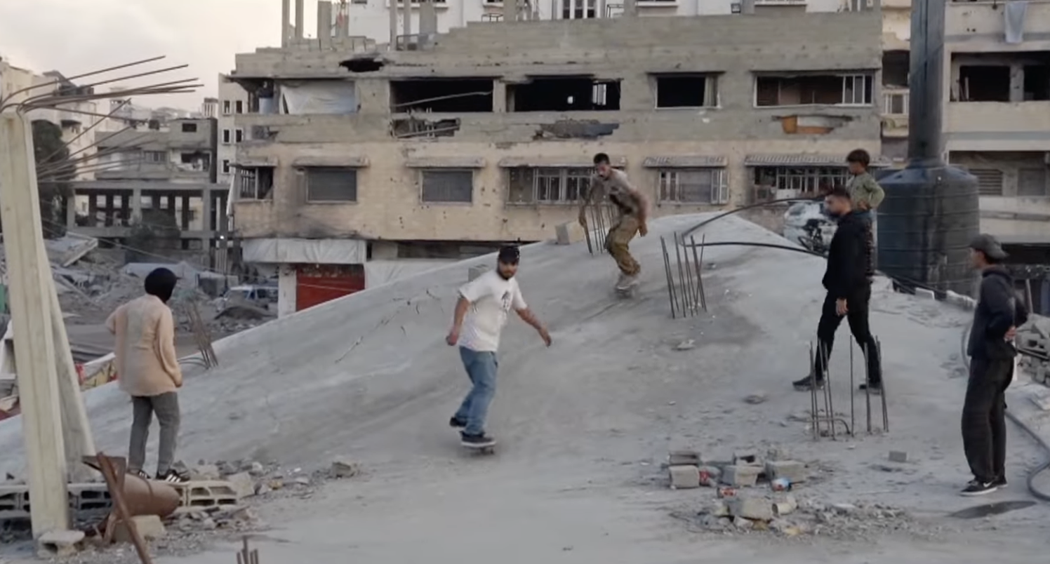 Gaza skateboarders
