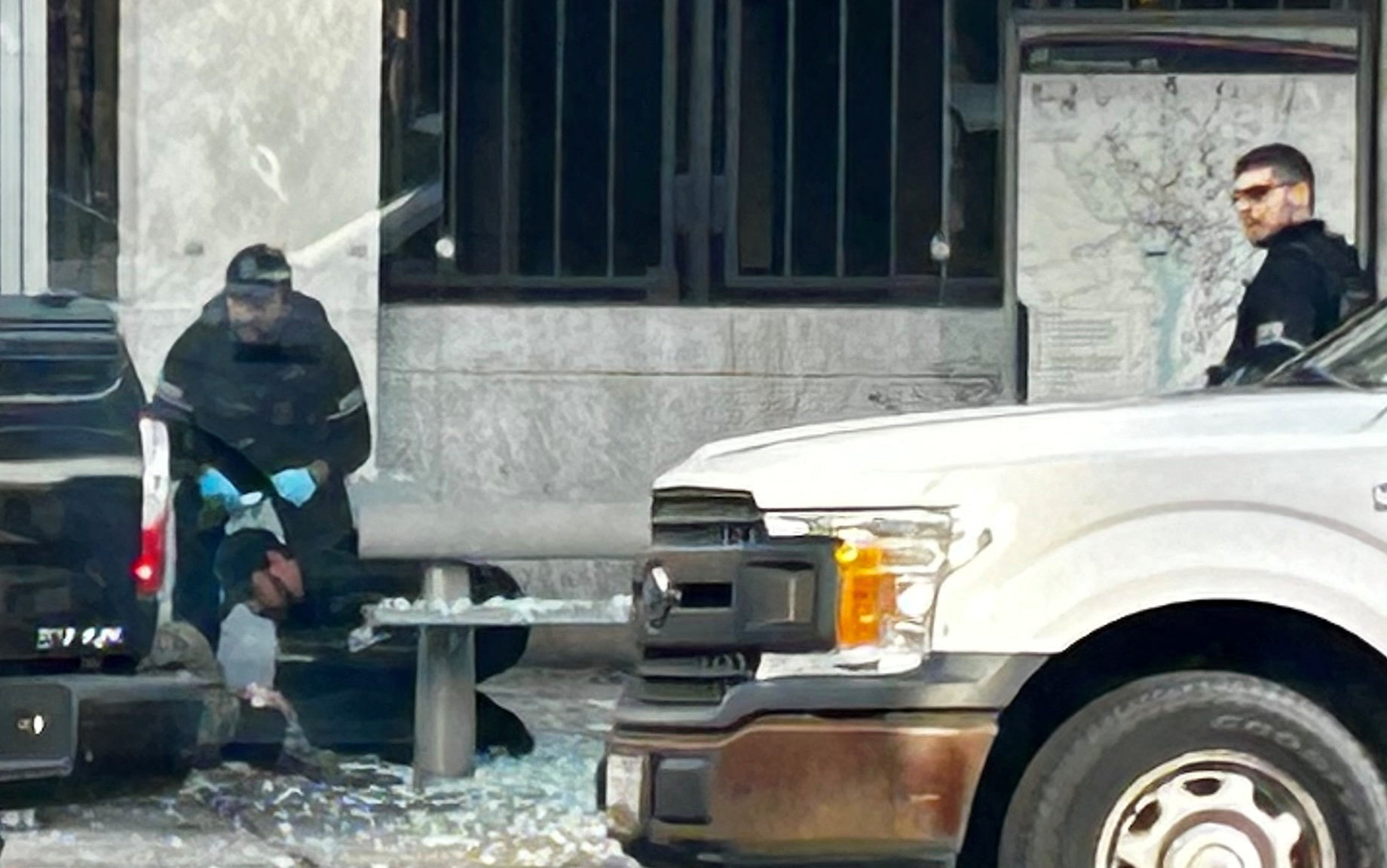 Law enforcement respond at the scene after two National Guard members were shot near the White House in Washington, D.C., U.S., November 26, 2025. Mike Ryan /Handout via REUTERS THIS IMAGE HAS BEEN SUPPLIED BY A THIRD PARTY. NO RESALES. NO ARCHIVES.