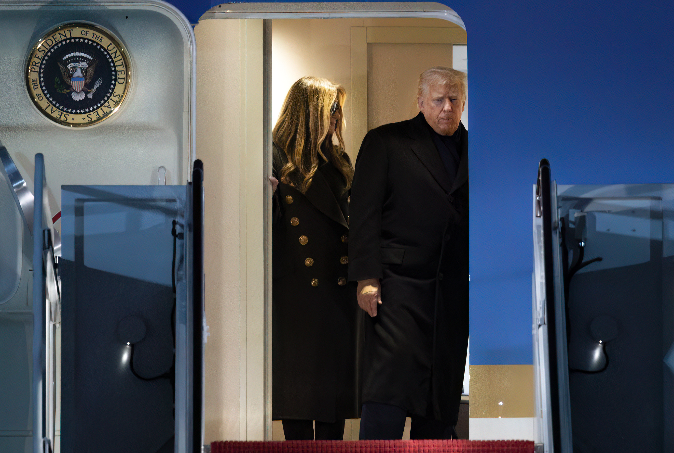 President Donald Trump and First Lady Melania Trump