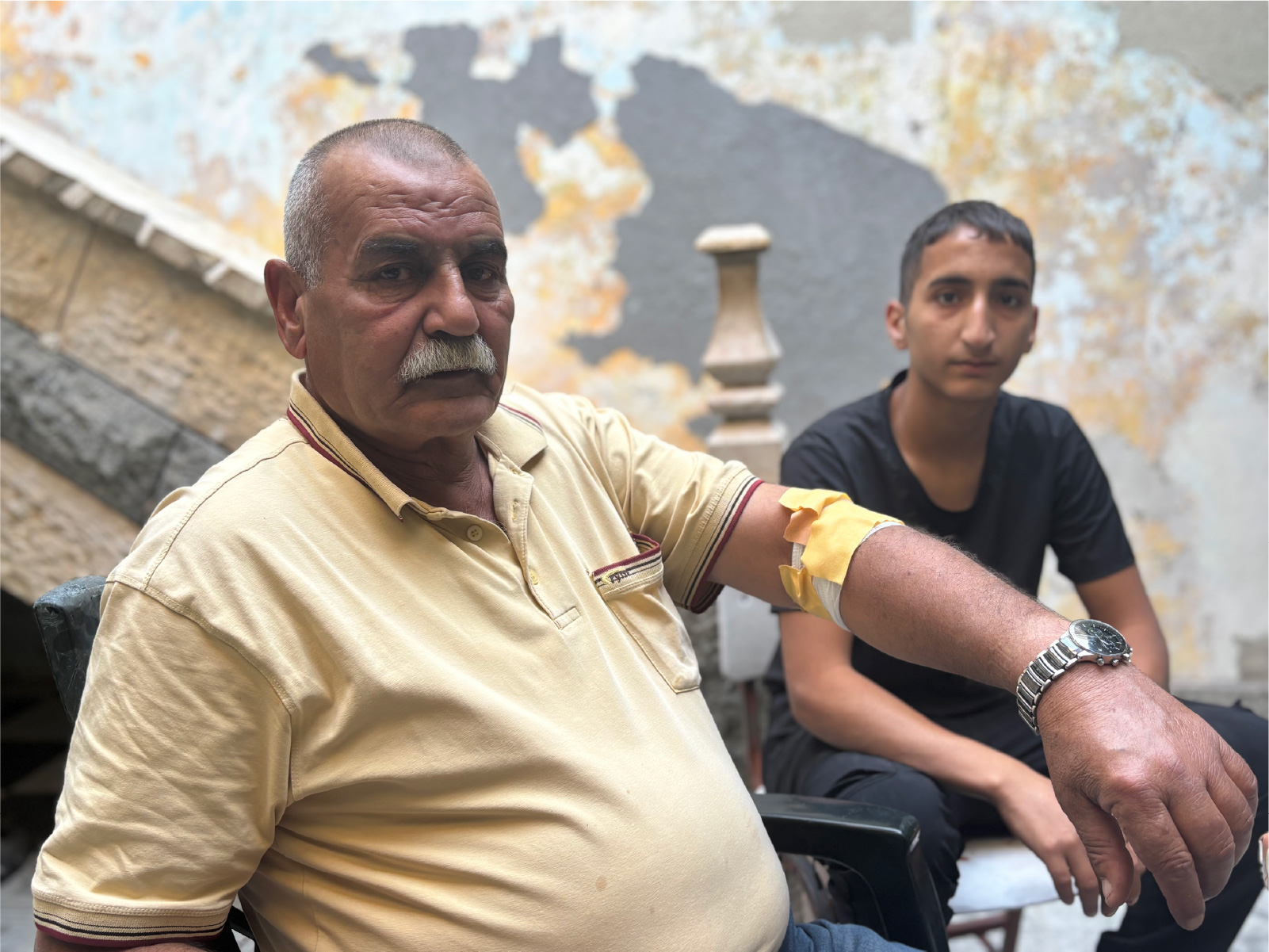 INTERACTIVE - Yousef Dar Al Musa with his grandson 2-1764685556