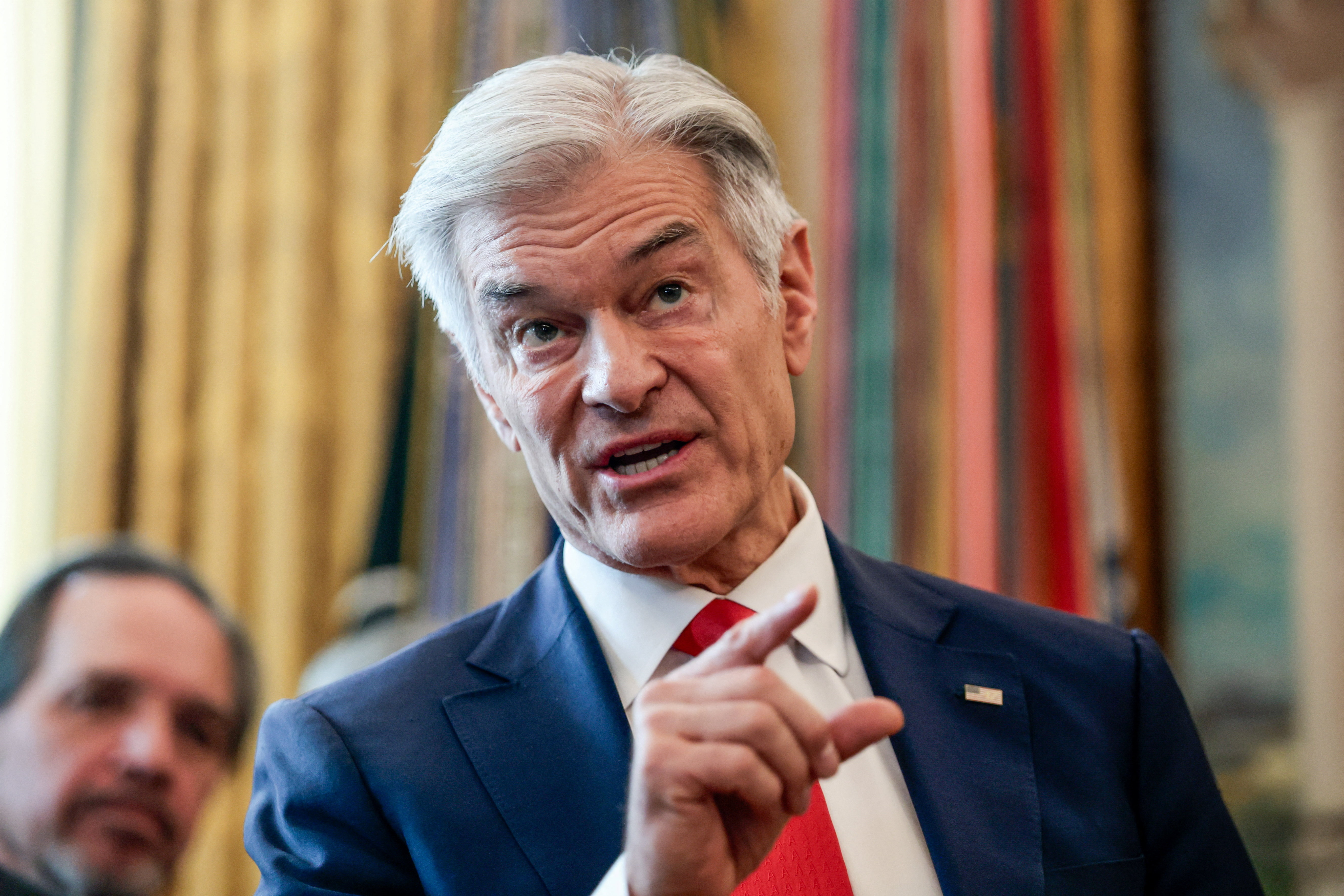 The White House did not outline a timeline for implementation for the plan which has been dubbed “The Great Healthcare Plan" [Evelyn Hockstein/Reuters]