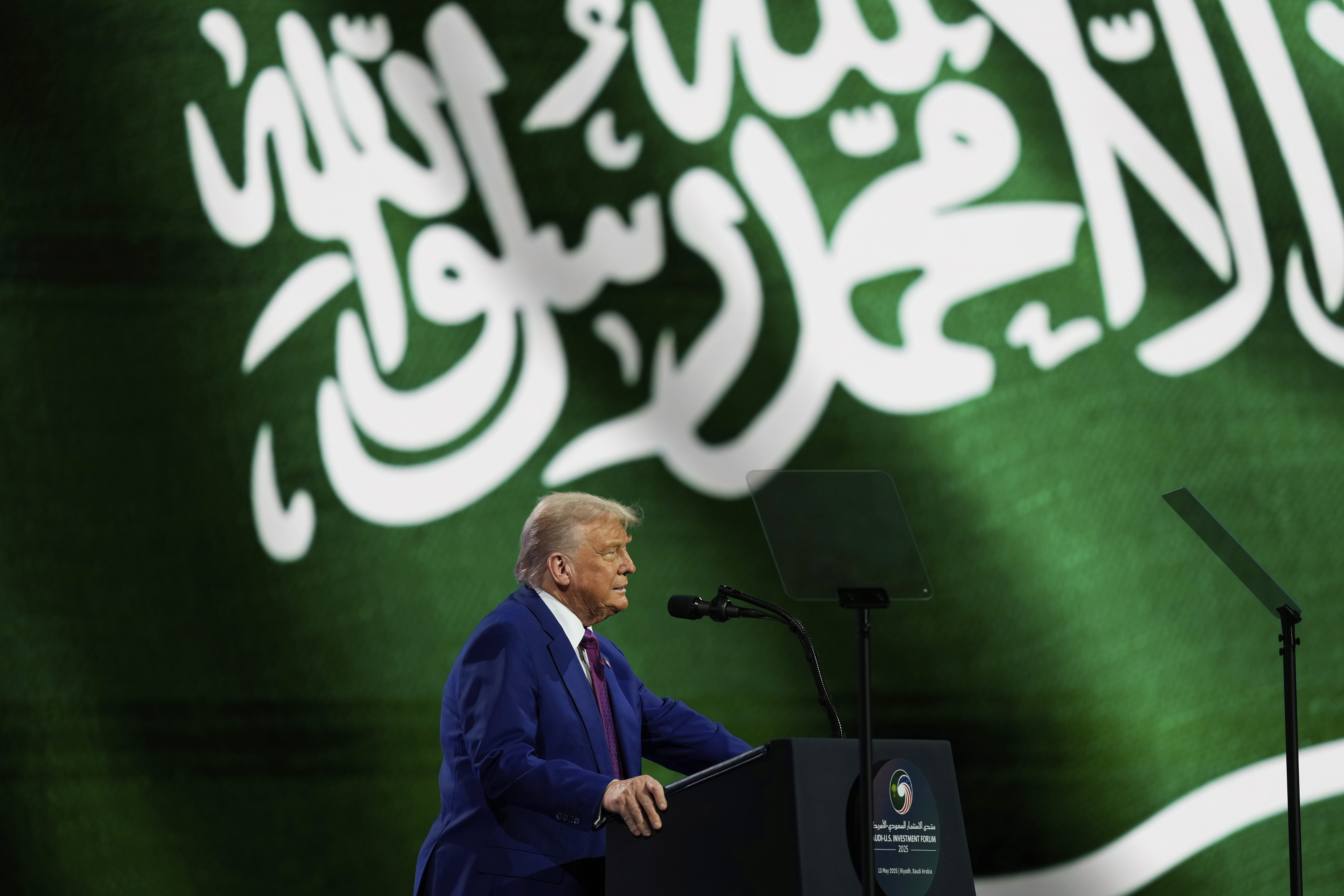 Trump speaks to Saudi investment forum