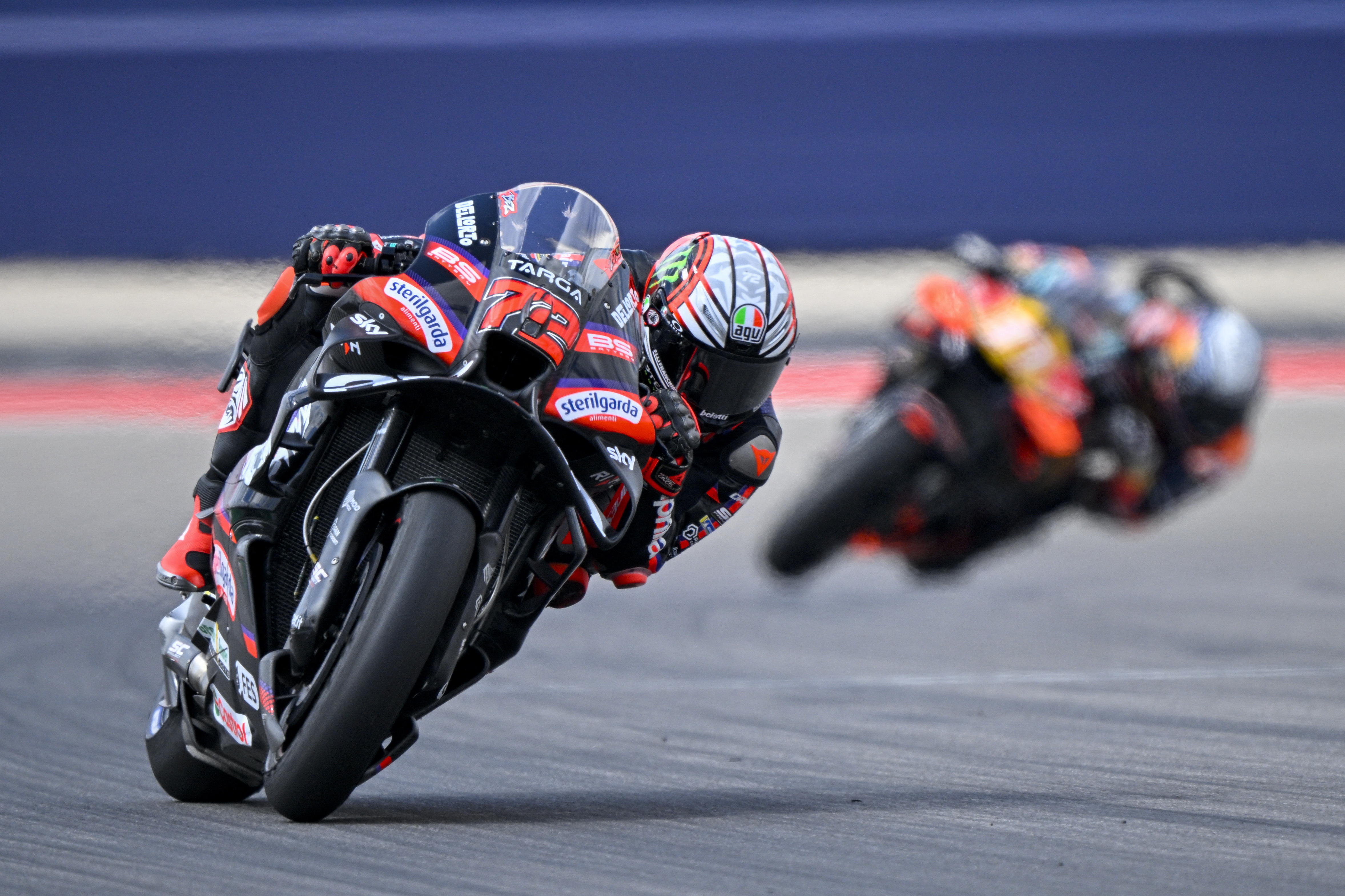 Marco Bezzecchi in action.