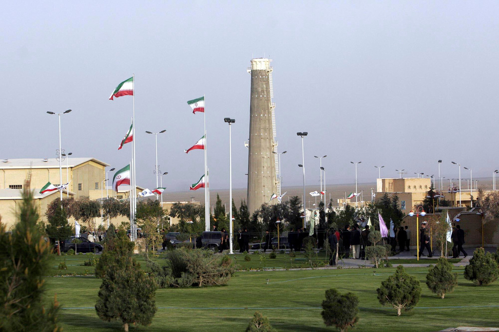 A view of Iran's nuclear enrichment facility in Natanz, Iran