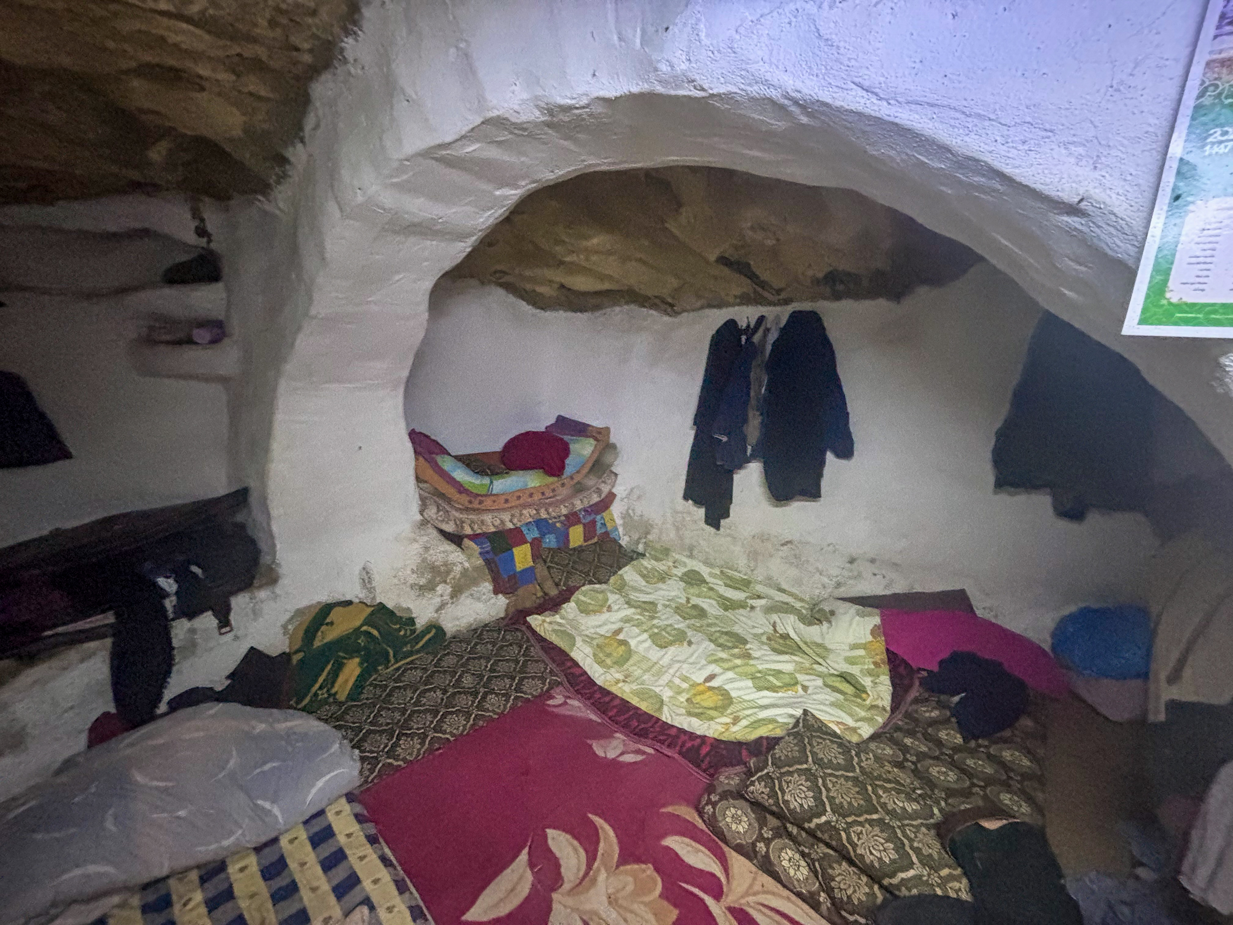 Inside the Masallam family's home.