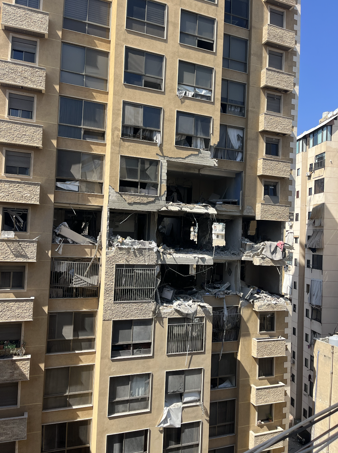 The site of Israel's attack on Aisha Bakkar [Justin Salhani/Al Jazeera]