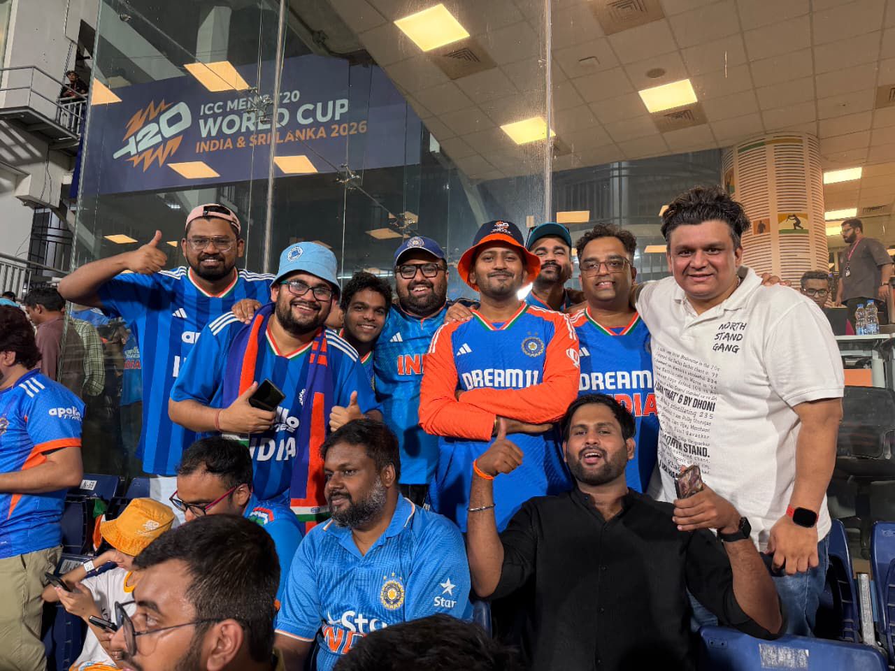 Mumbai's 'North Stand Gang' will be in Ahmedabad doing what they do best: cheer for the team on the top of their voices [Photo courtesy of Sounak Biswas]