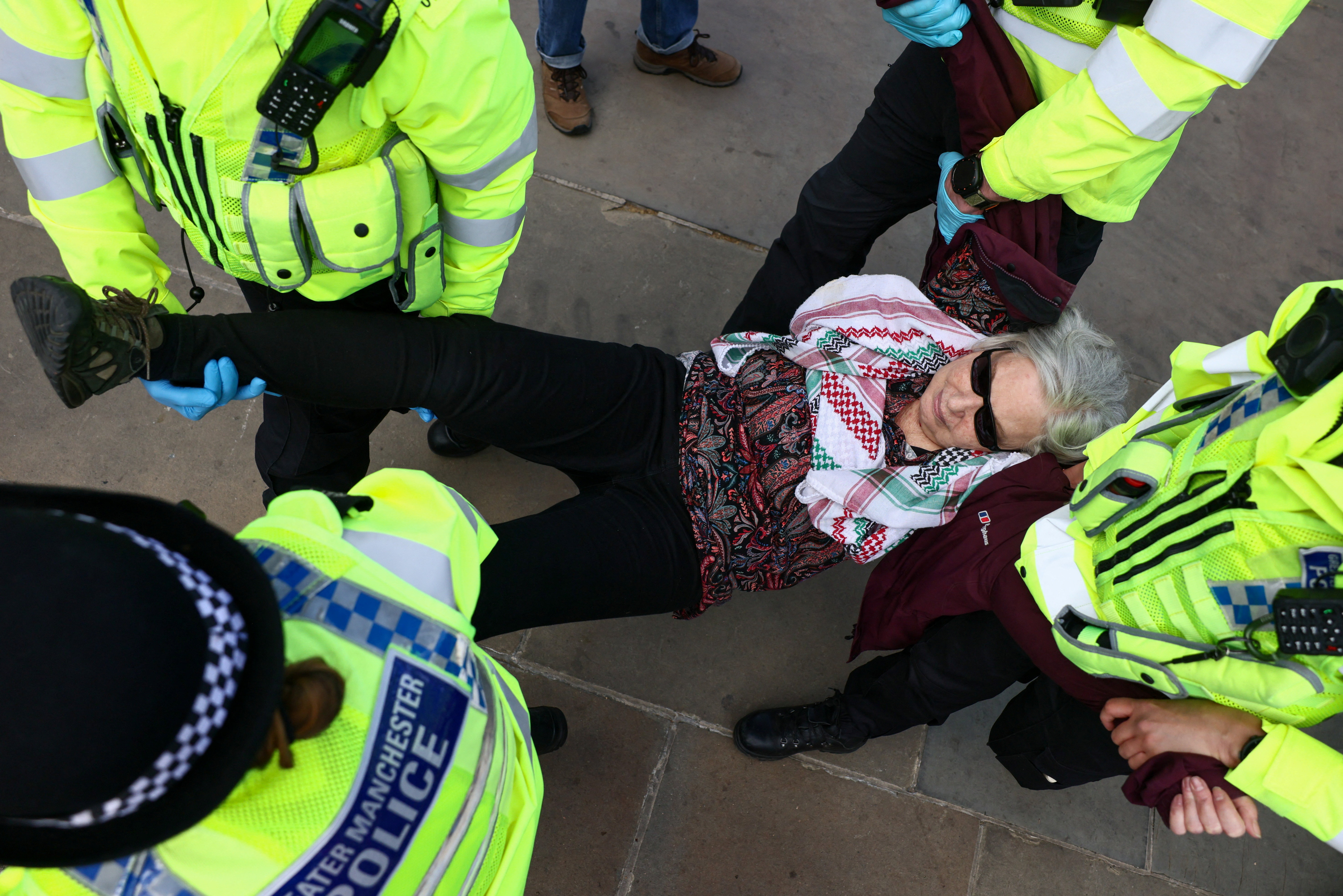 Police arrest 523 at London pro-Palestinian protest in Trafalgar Square