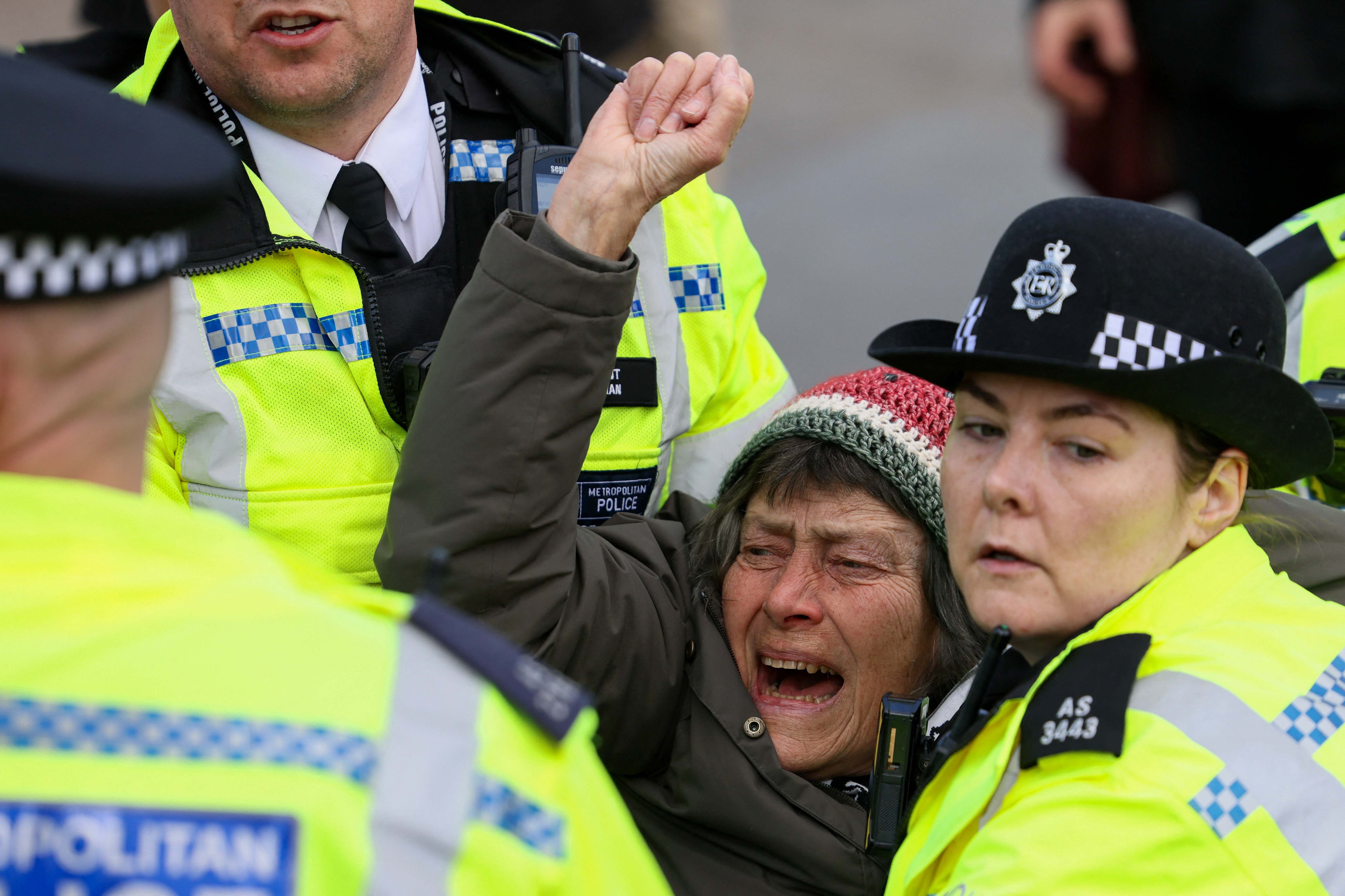 Police arrest 523 at London pro-Palestinian protest in Trafalgar Square