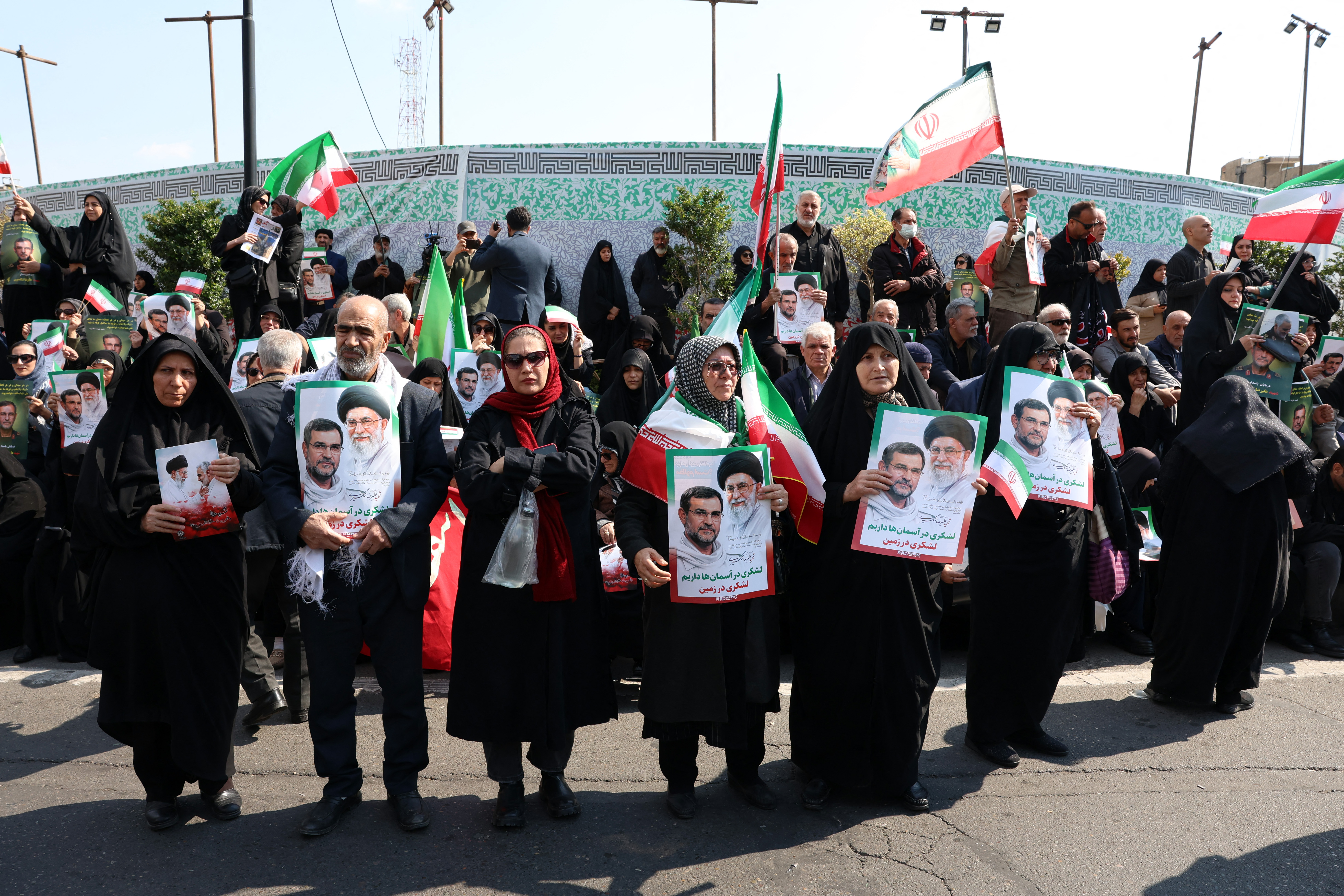 Mourners vow resistance as Iran marks Islamic republic's 47th anniversary
